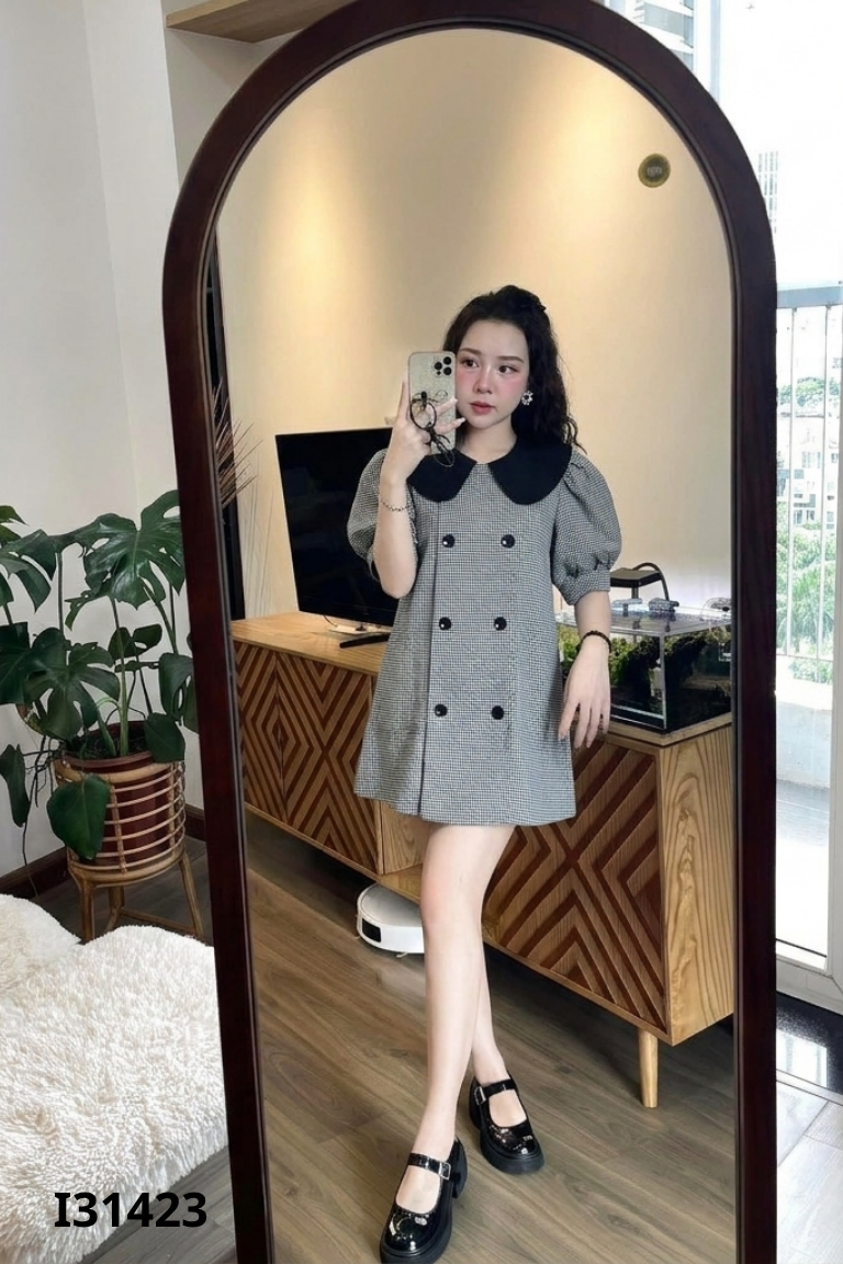 Áo TIIN xám phối đen