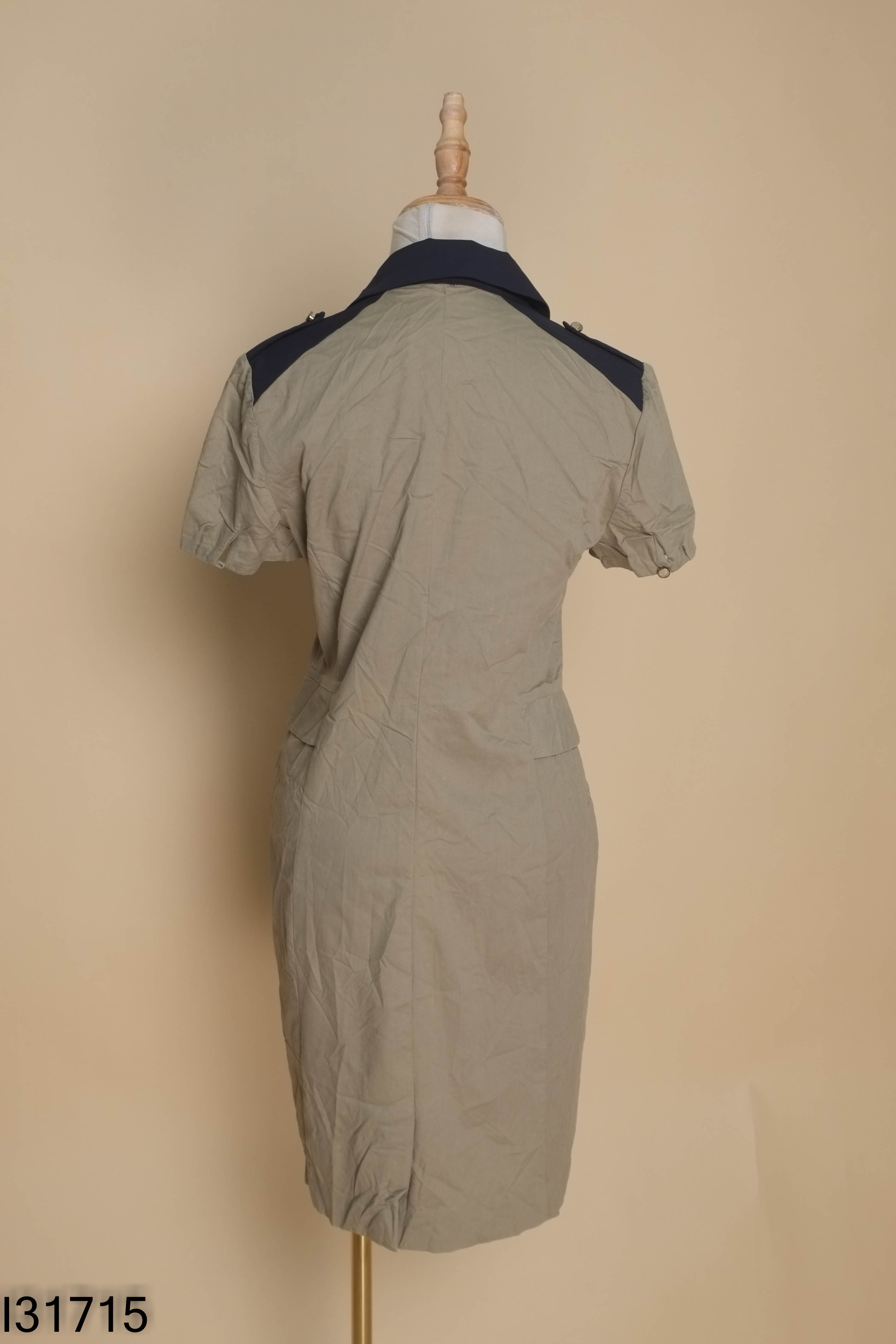 Váy xanh cúc đồng