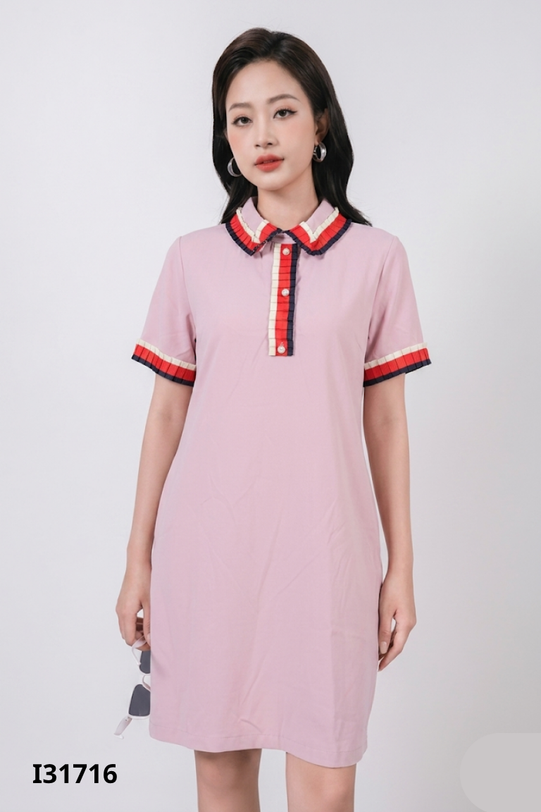 Váy hồng suông HSTYLE