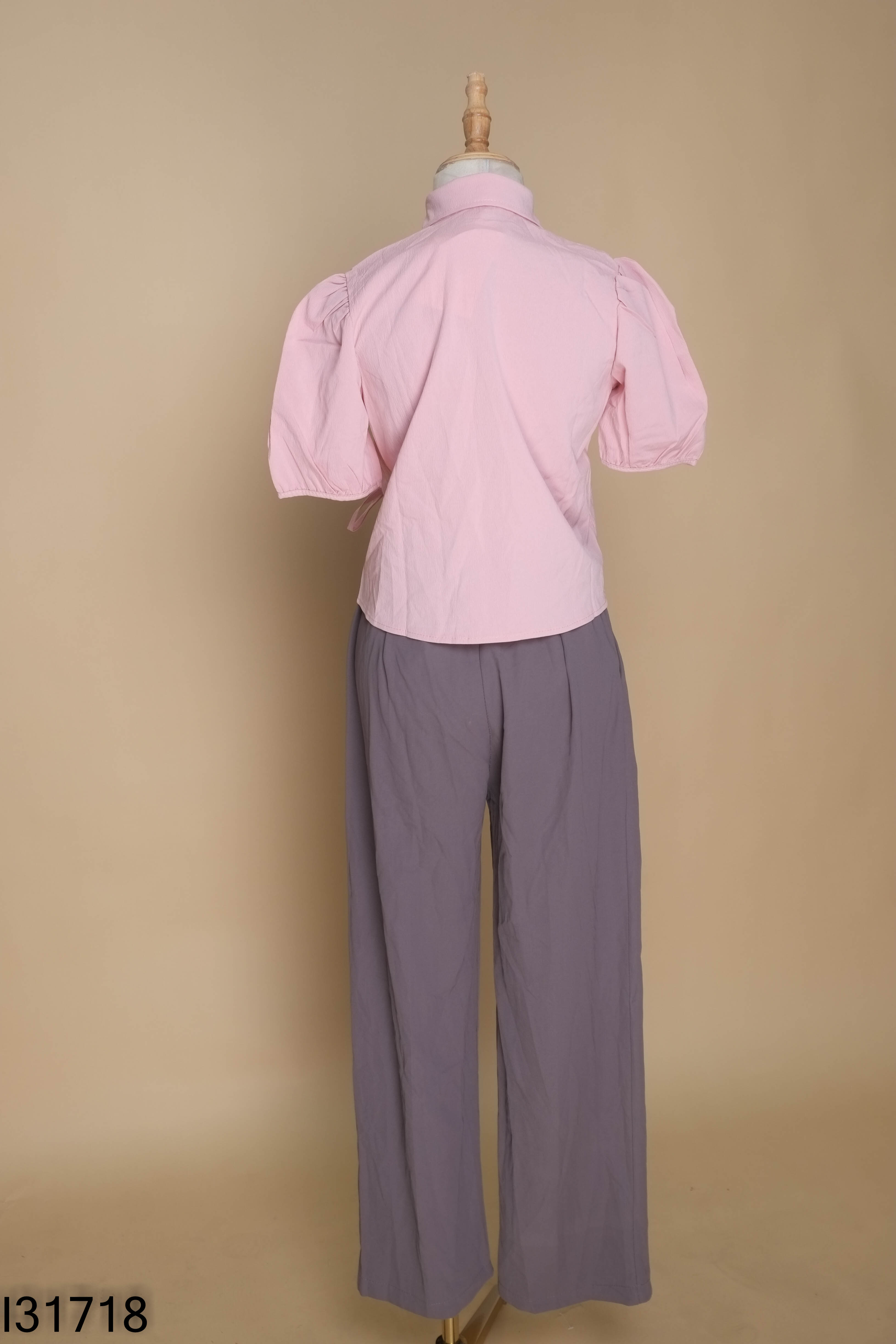NEWTAG K.ER set hồng+quần suông