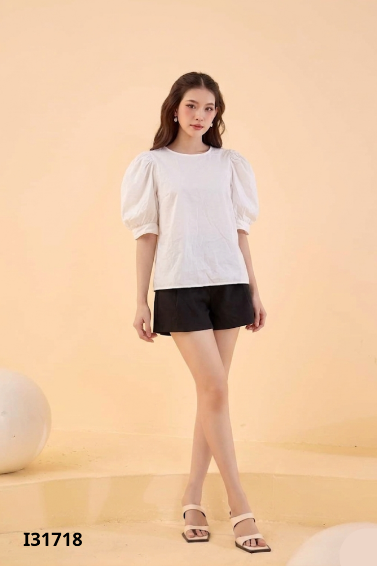 Set thô áo trắng+quần đen GOYI