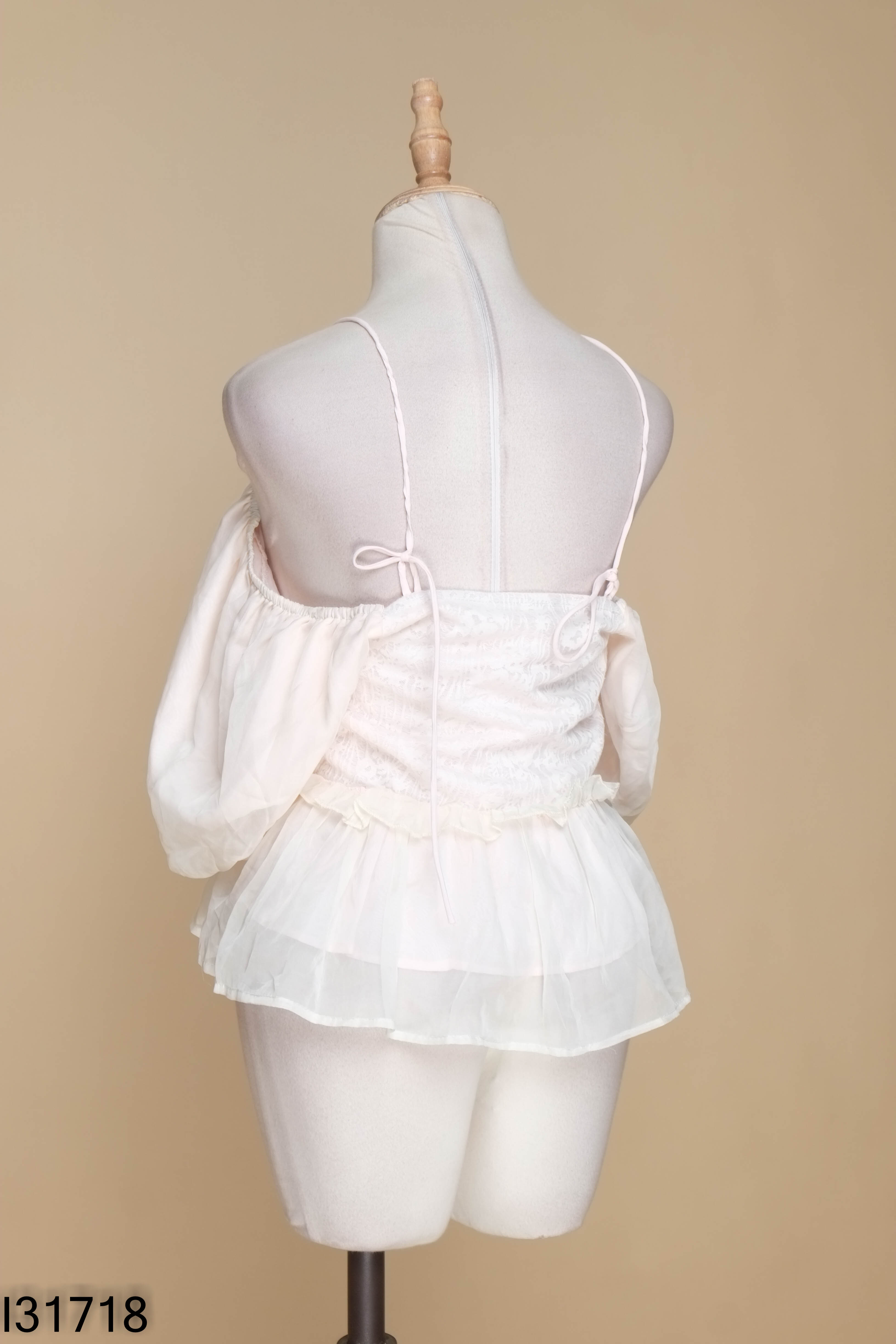 Áo hồng tay bồng JYBE