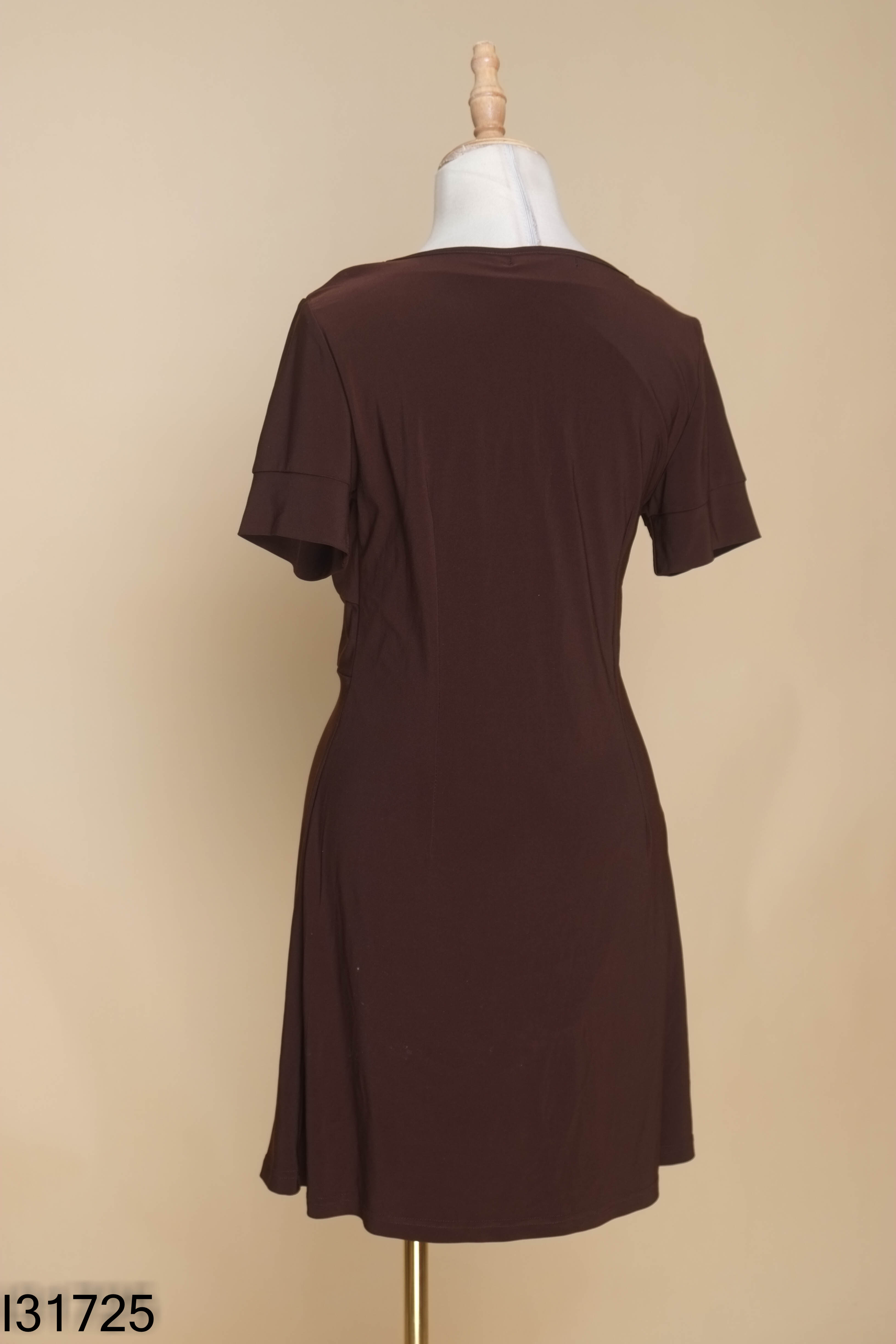 Váy nâu FAIRE FROU nhún ngực