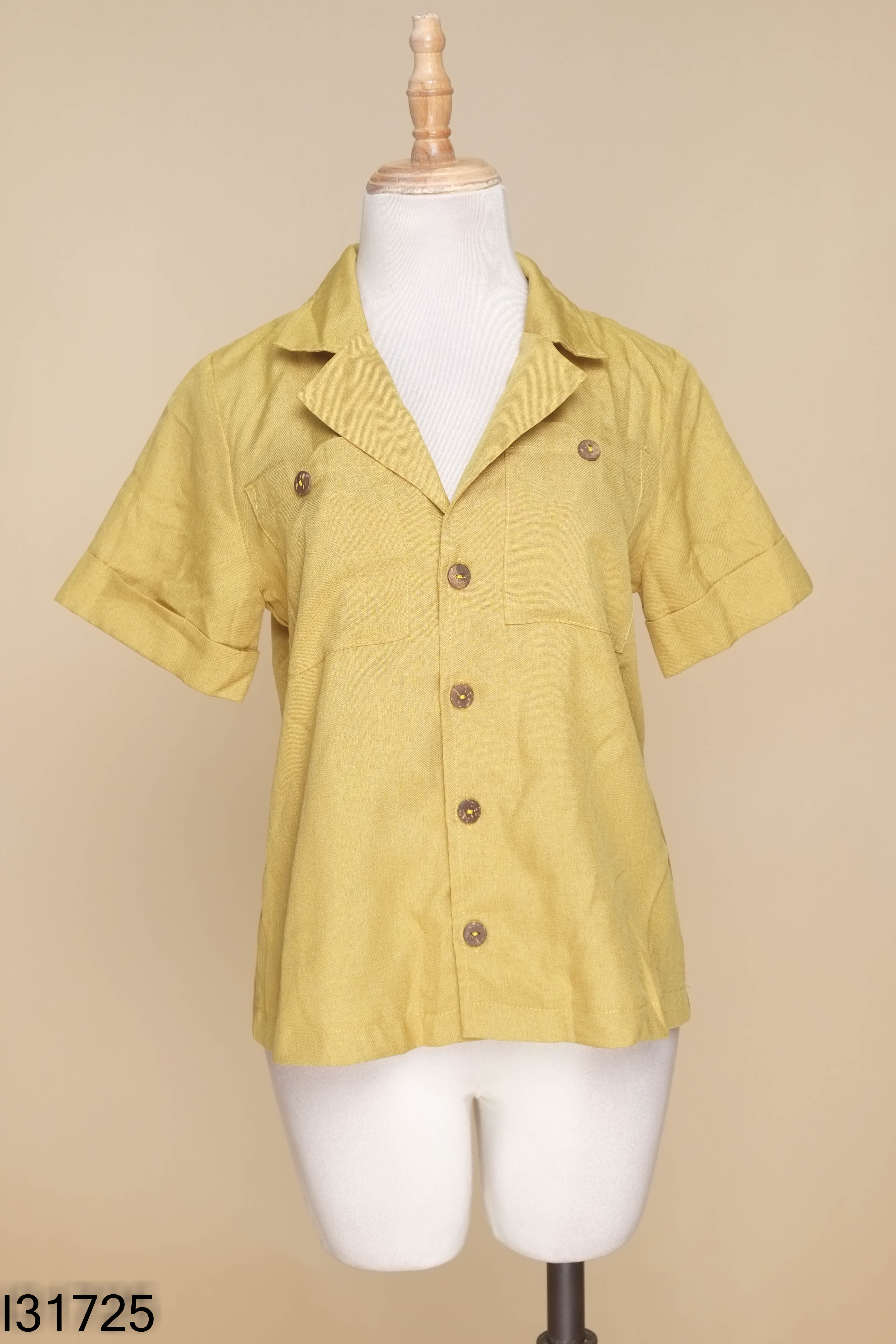 Áo vàng cổ vest LEO'S WEARING