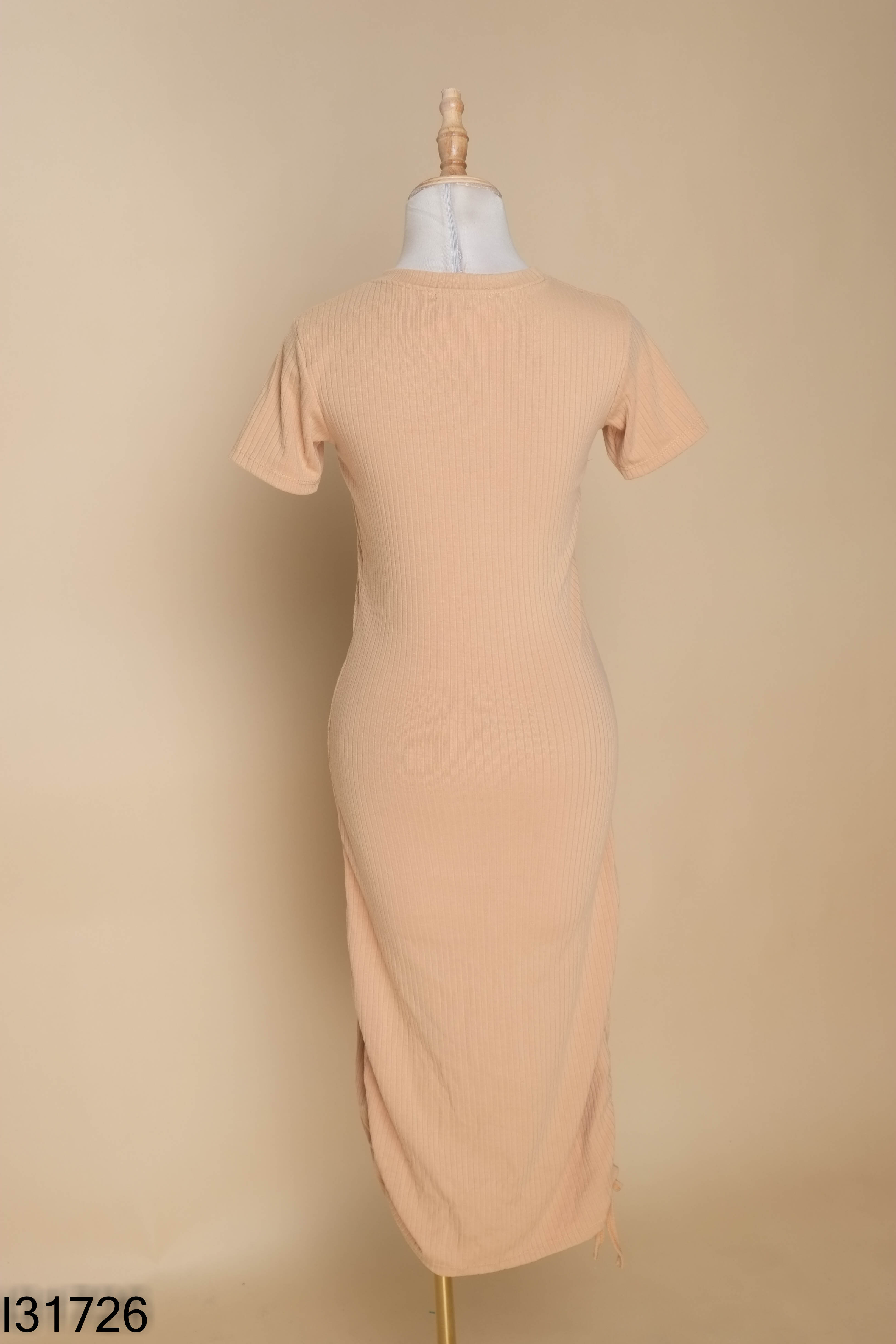 Váy nâu body khoét ngực VALENTINO