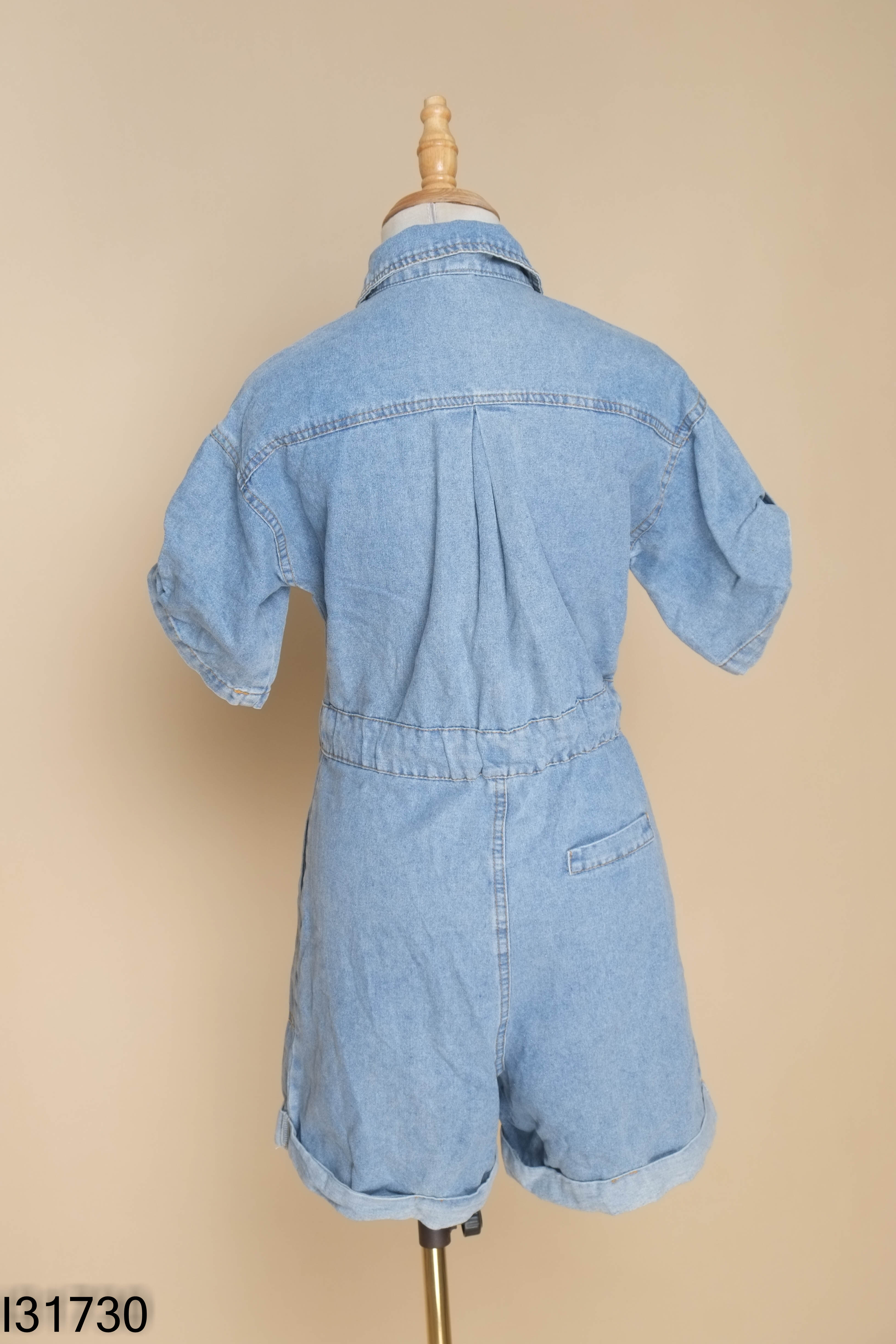 Jumpsuits jeans xanh