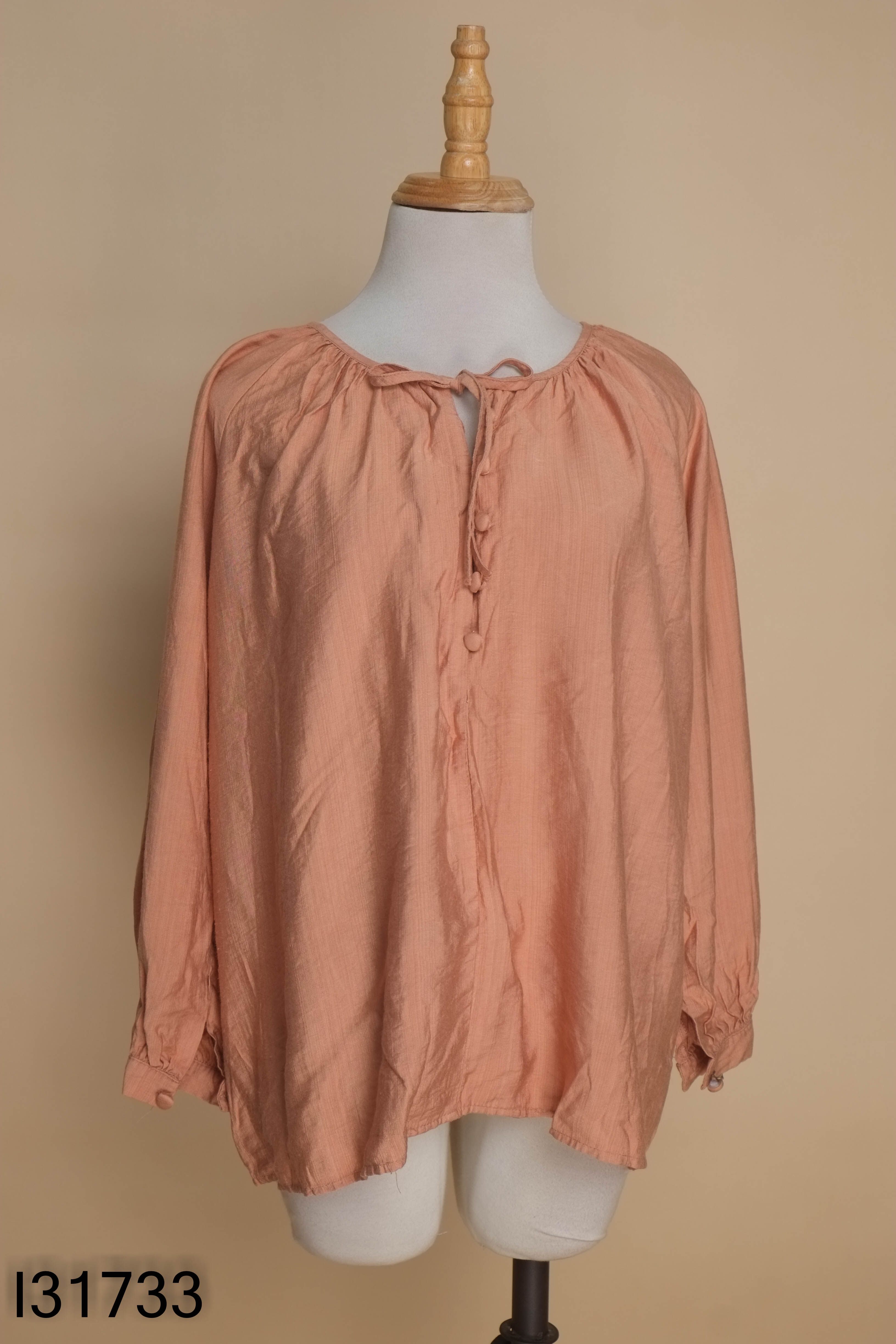 Áo bèo cam LINLY STORE dài tay