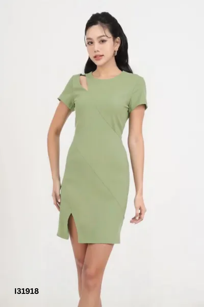 Váy IVY MODA xanh trơn