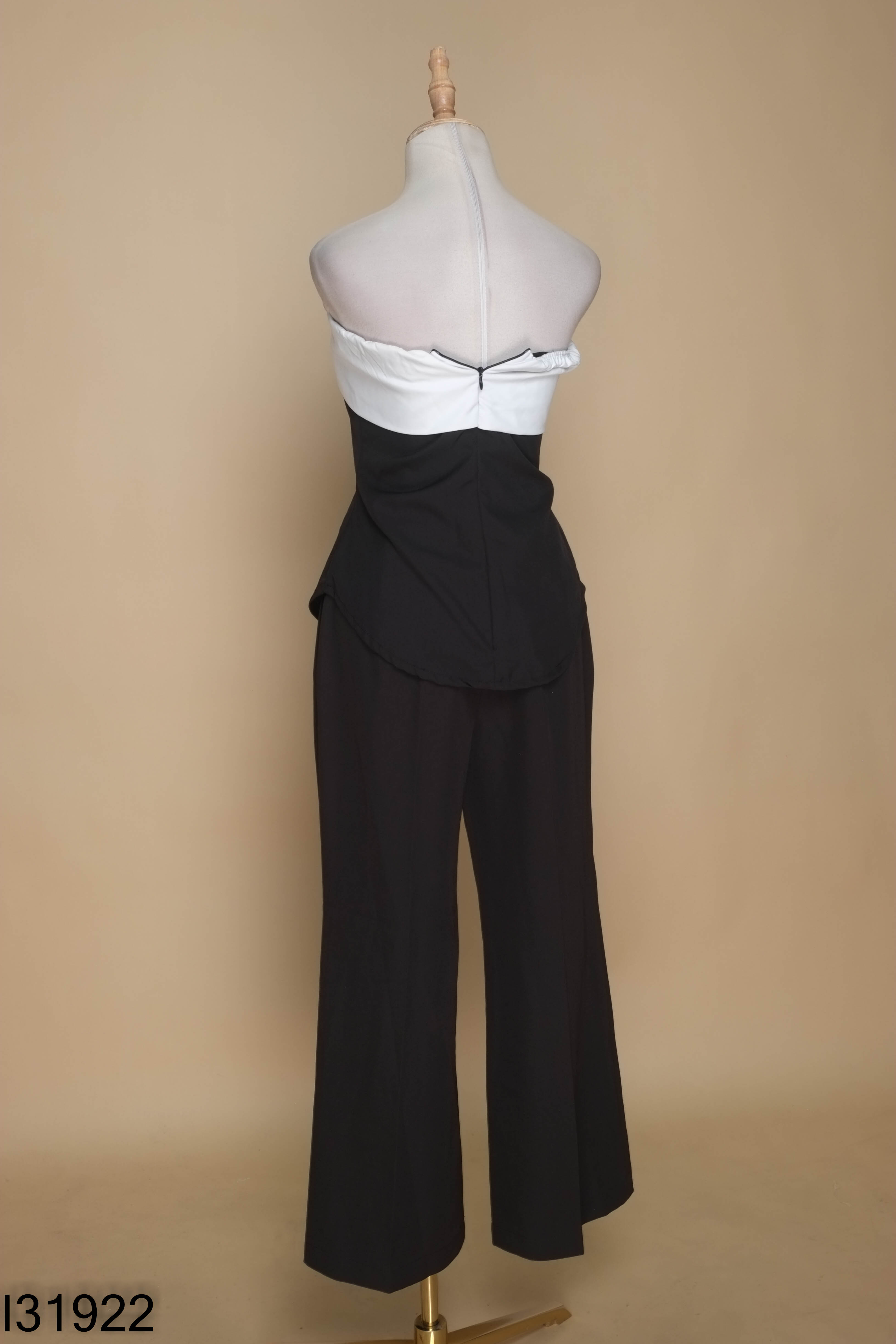 Set áo quây + quần dài đen
