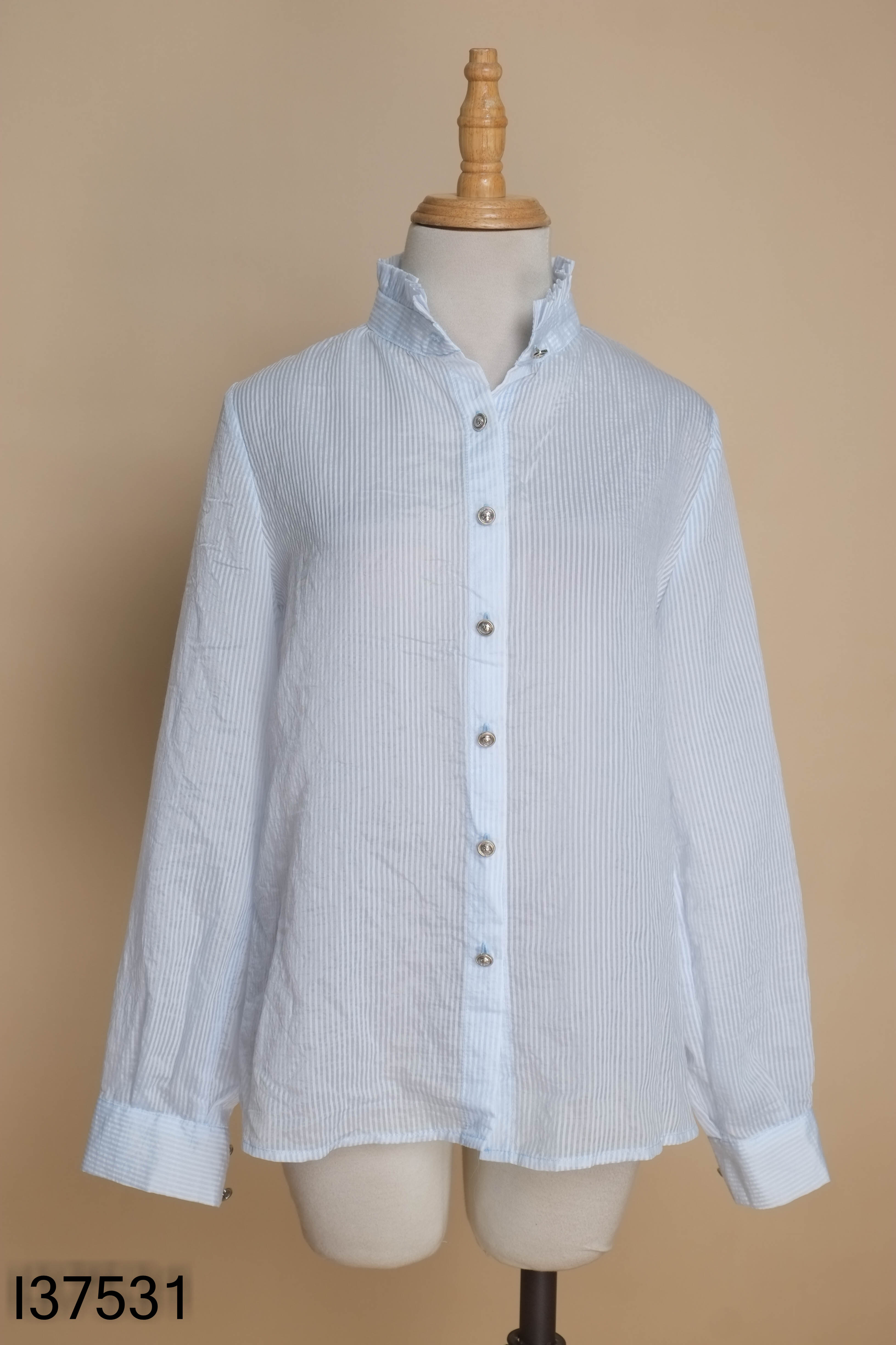 Áo PANTIO xanh sọc