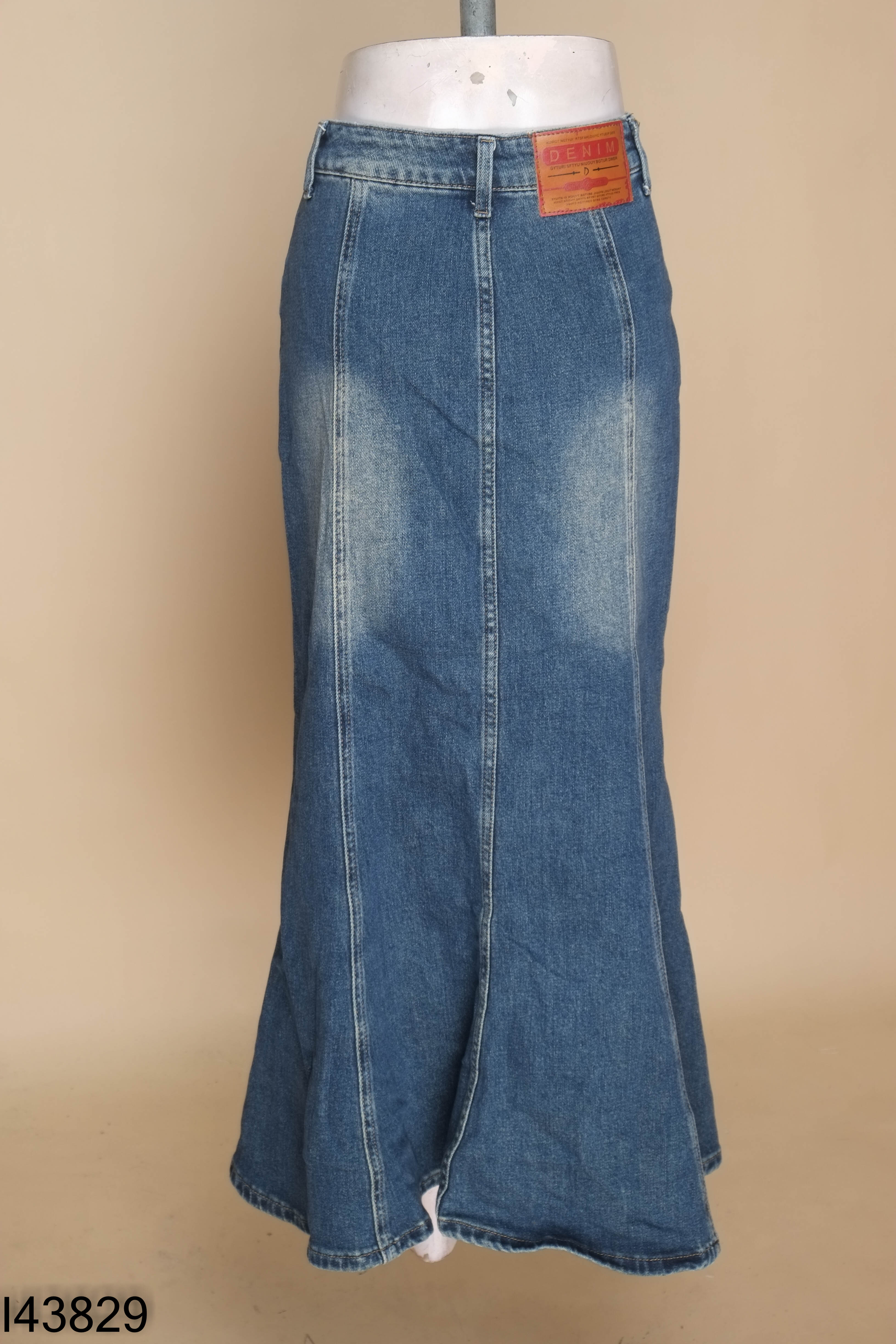 Chân váy jeans xanh