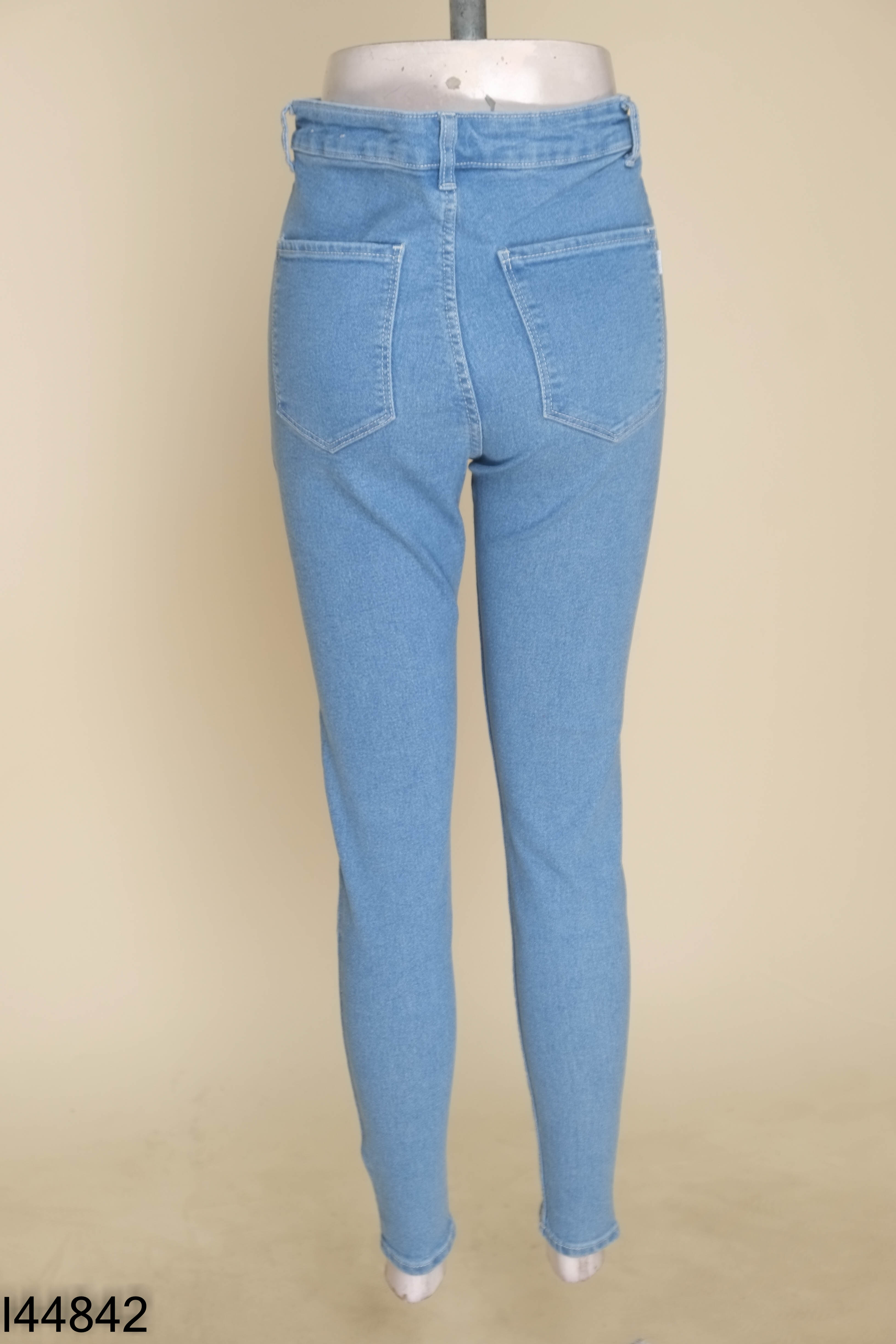Quần skinnyjeans BERSHKA xanh