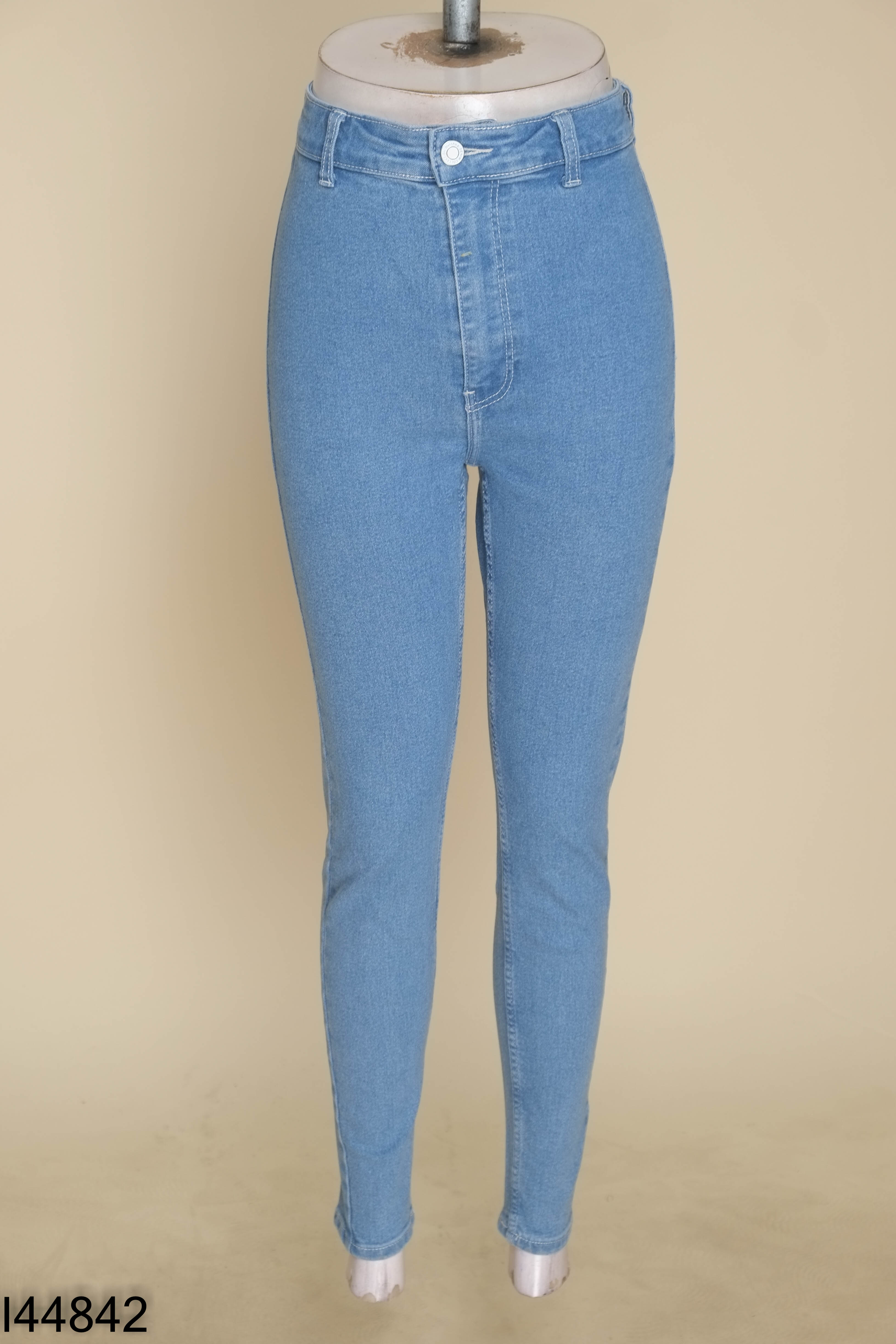 Quần skinnyjeans BERSHKA xanh