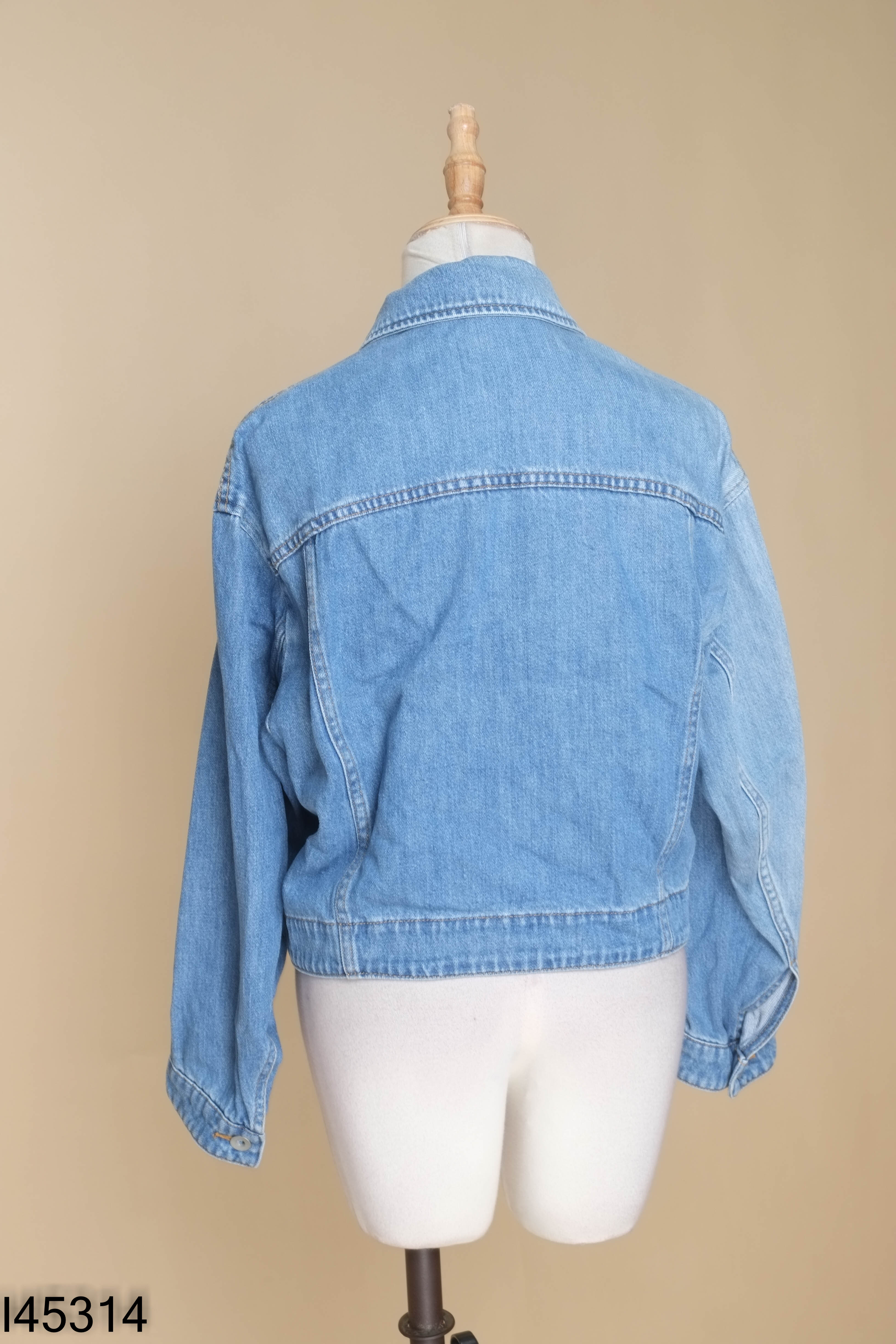 Áo UNIQLO khoác jeans xanh