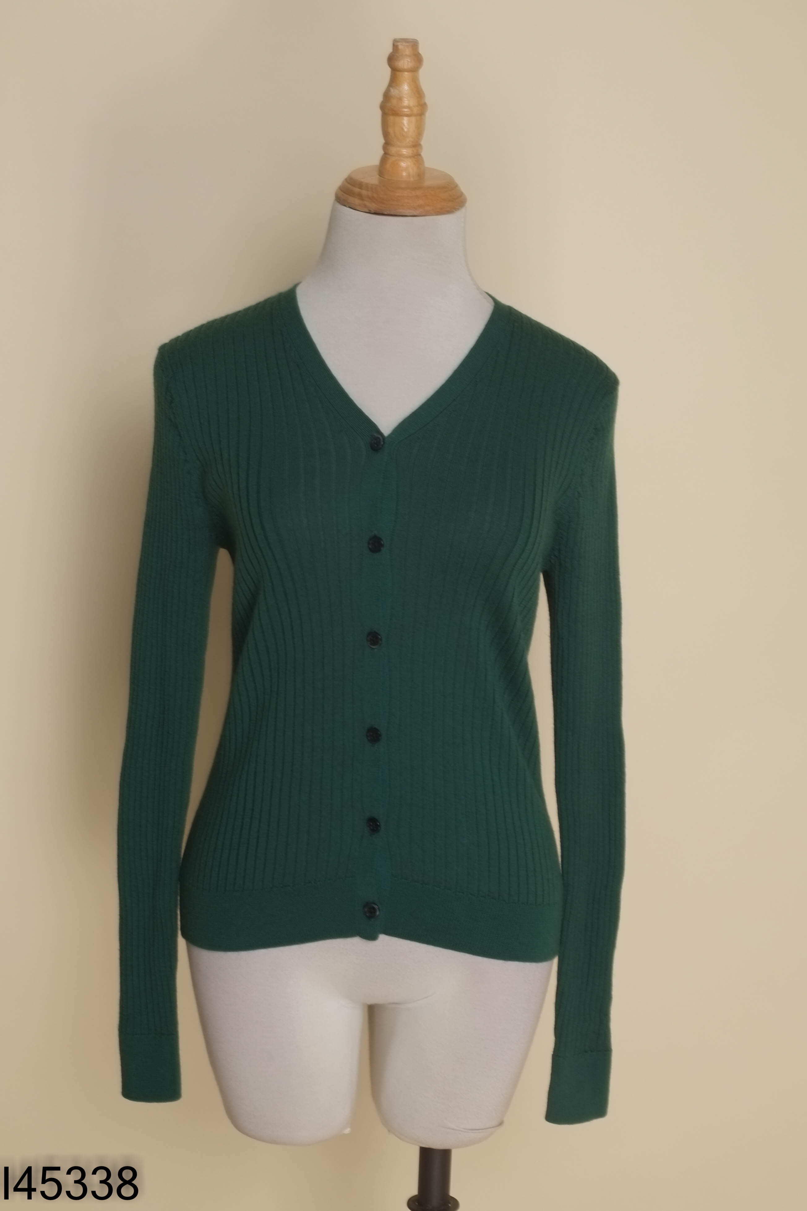 Áo cardigans len xanh