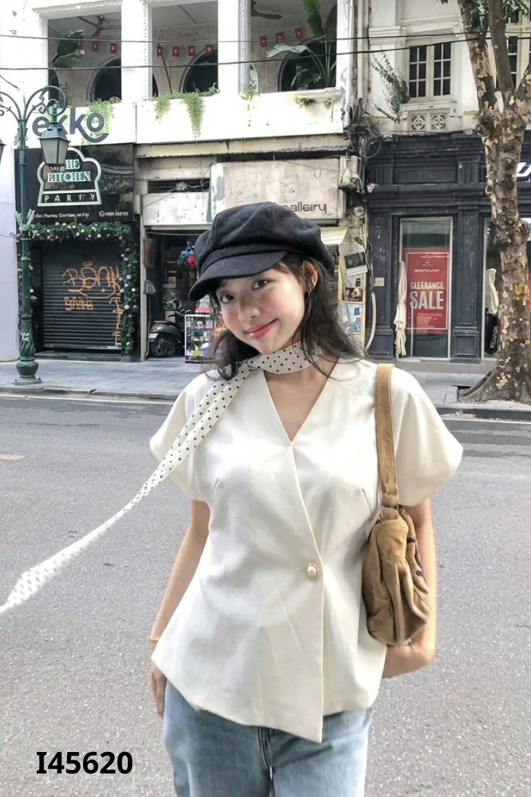 Áo YAME kem tay rơi