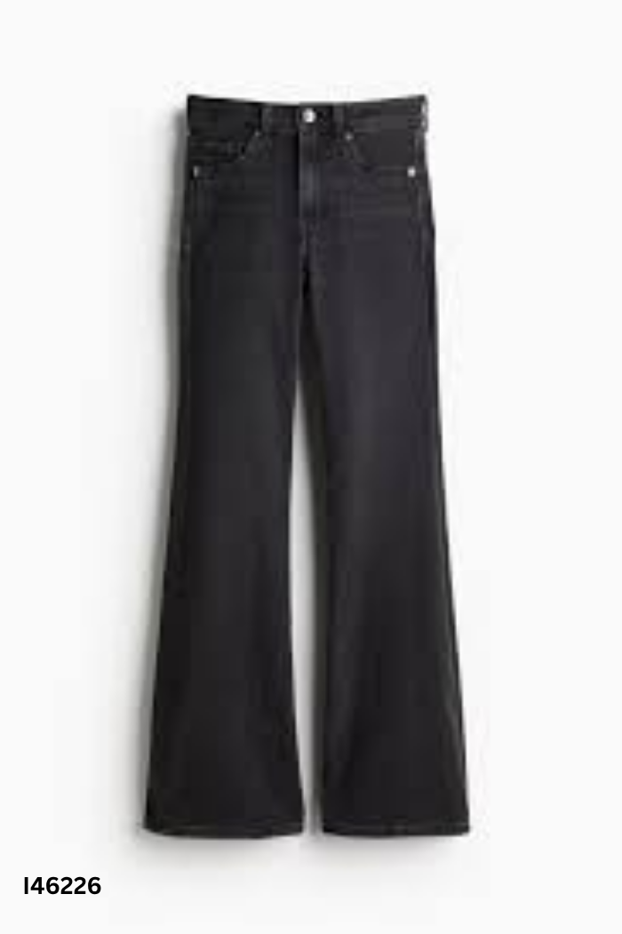 Quần jeans HM đen trơn