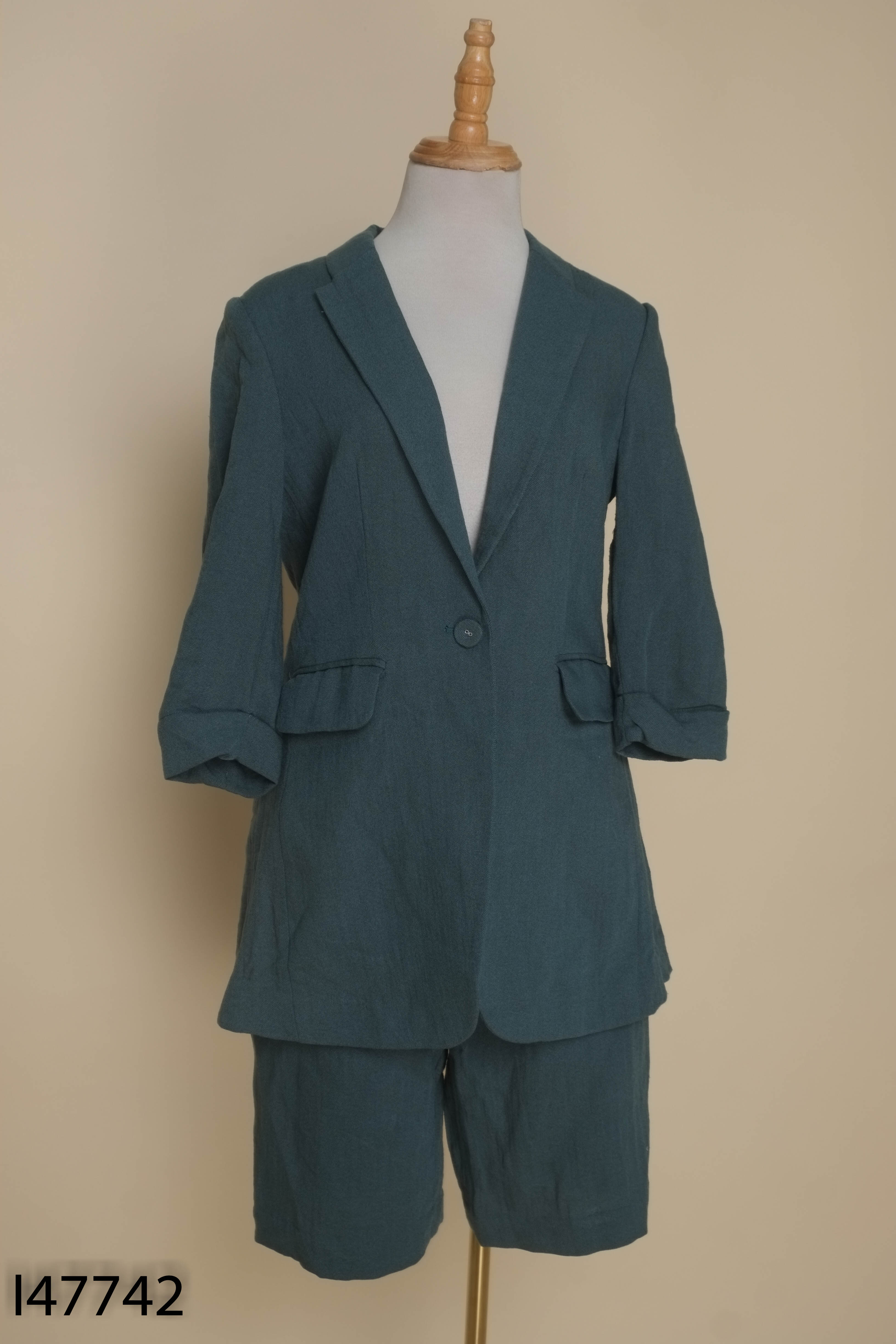 Set áo blazer xanh CHERIE+quần