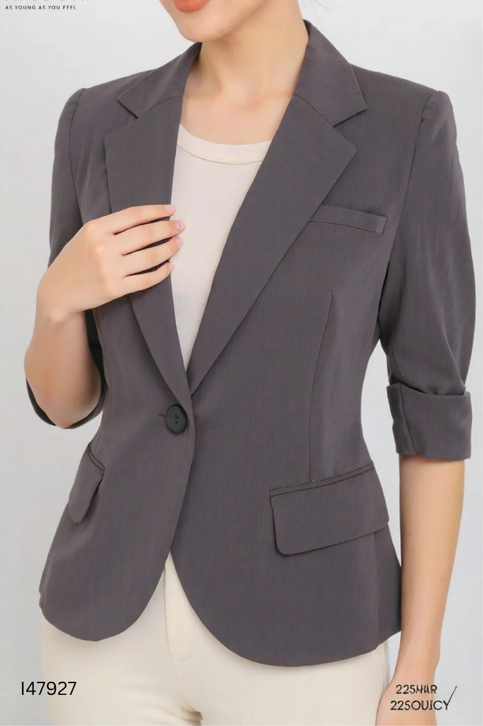 Áo vest TNG xám tay lỡ