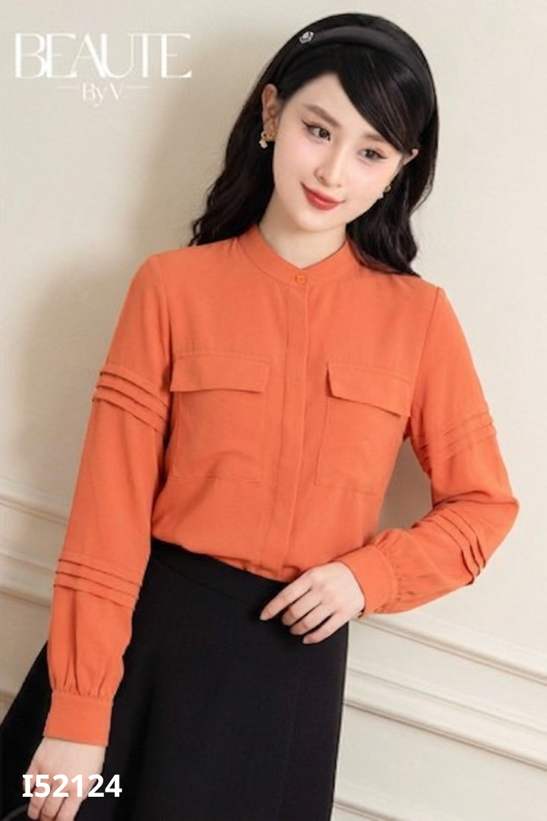 Áo BEAUTE BY V đỏ cam