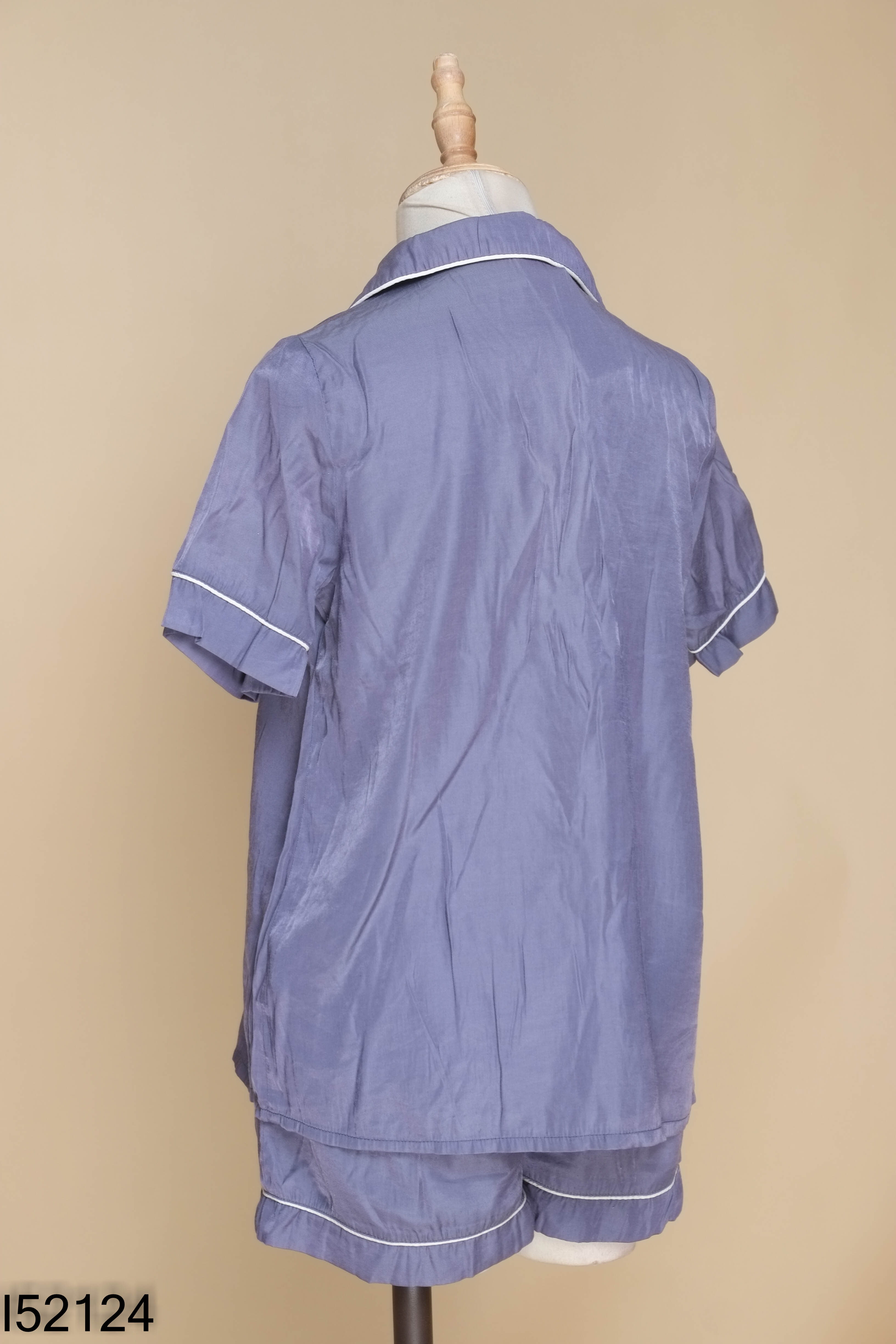 Set Pijama xanh MOMO JAMA viền trắng
