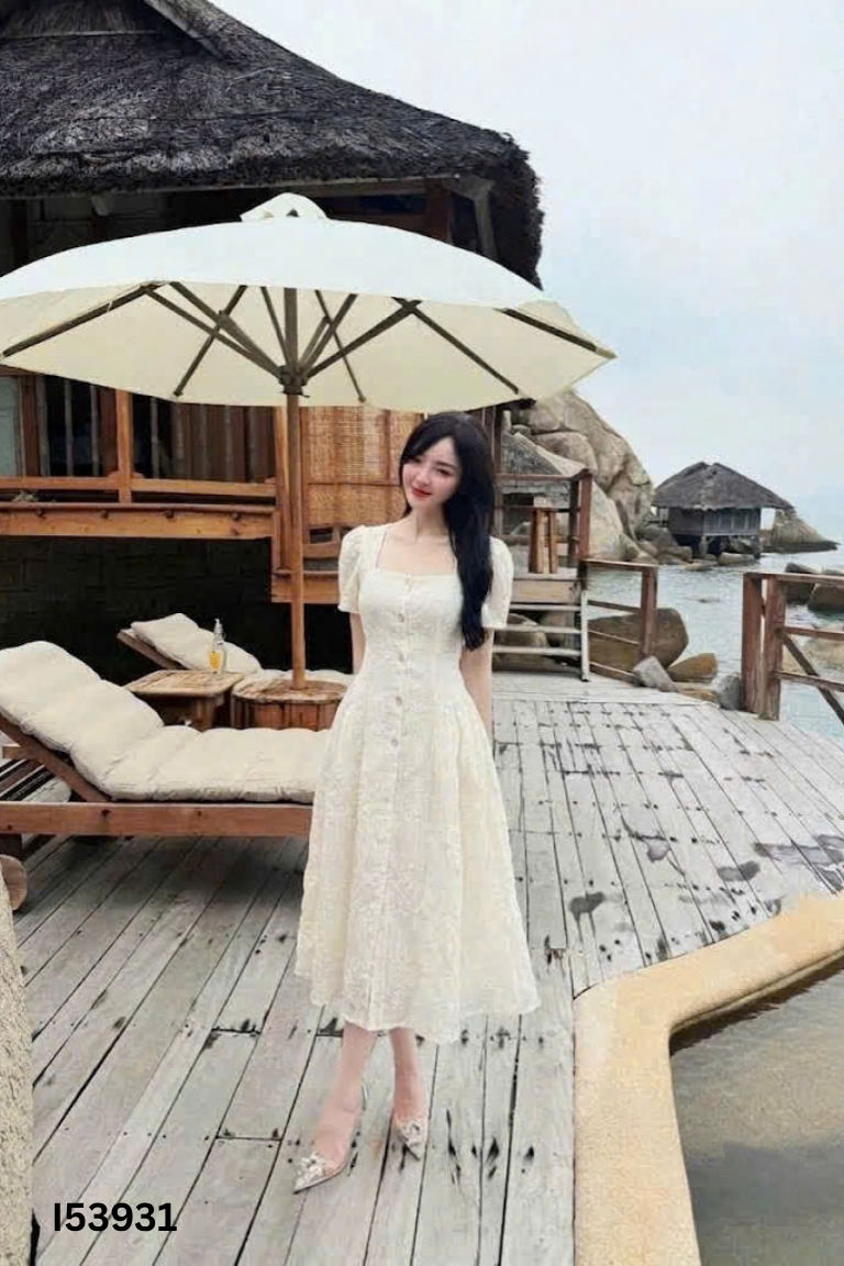 Váy voan TIIIN be họa tiết