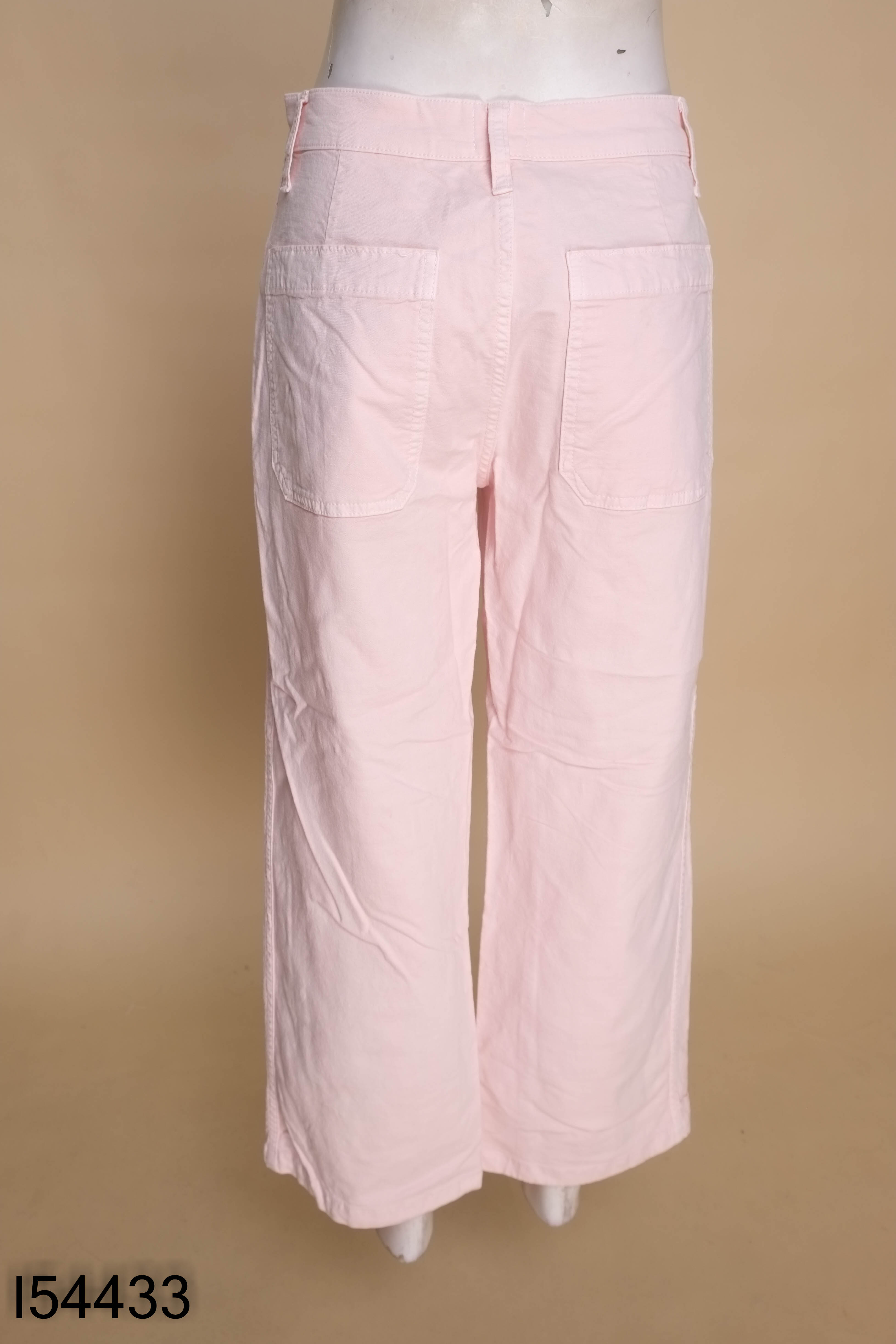 Quần kaki hồng suông