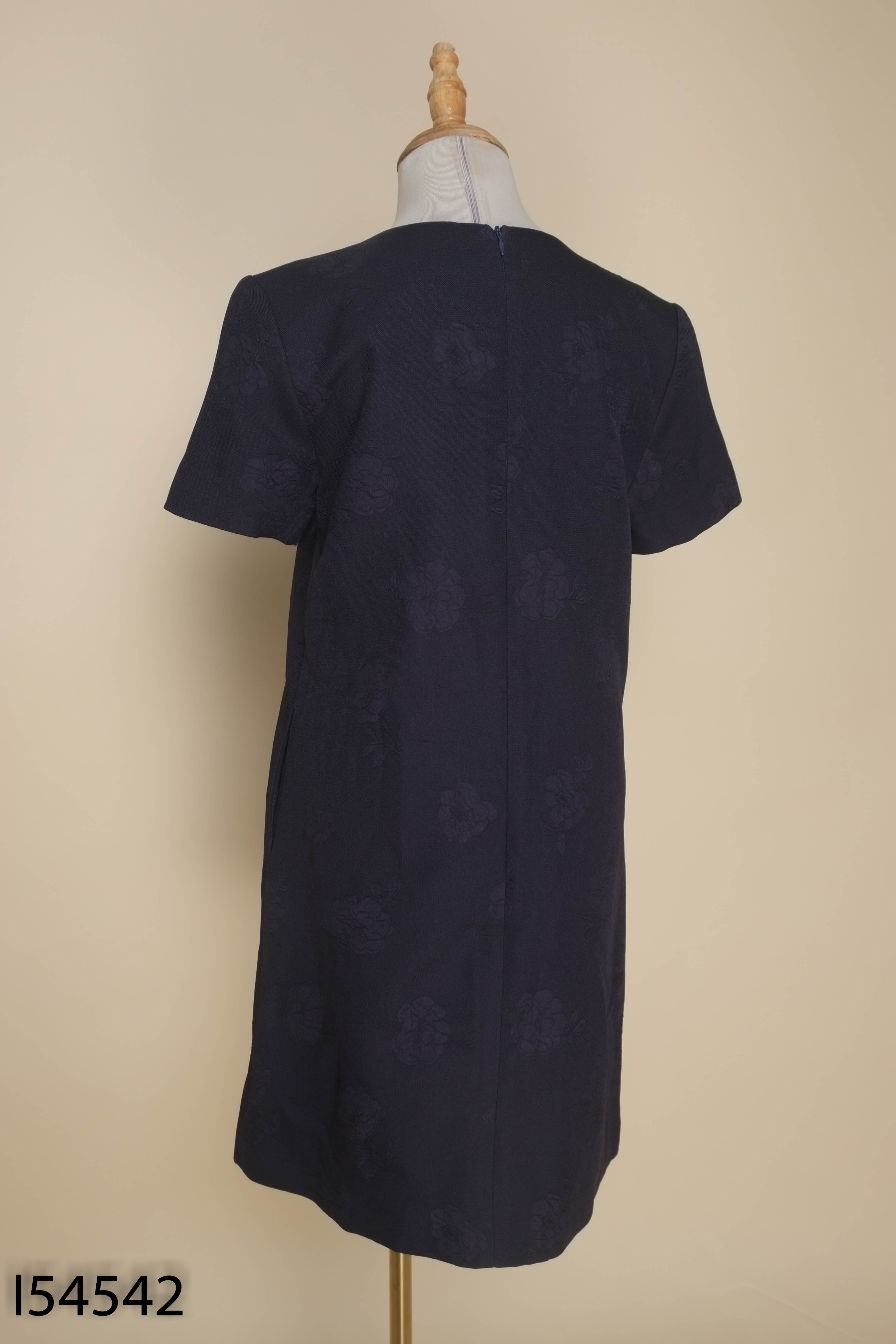 NEWTAG Váy xanh navy ELISE suông