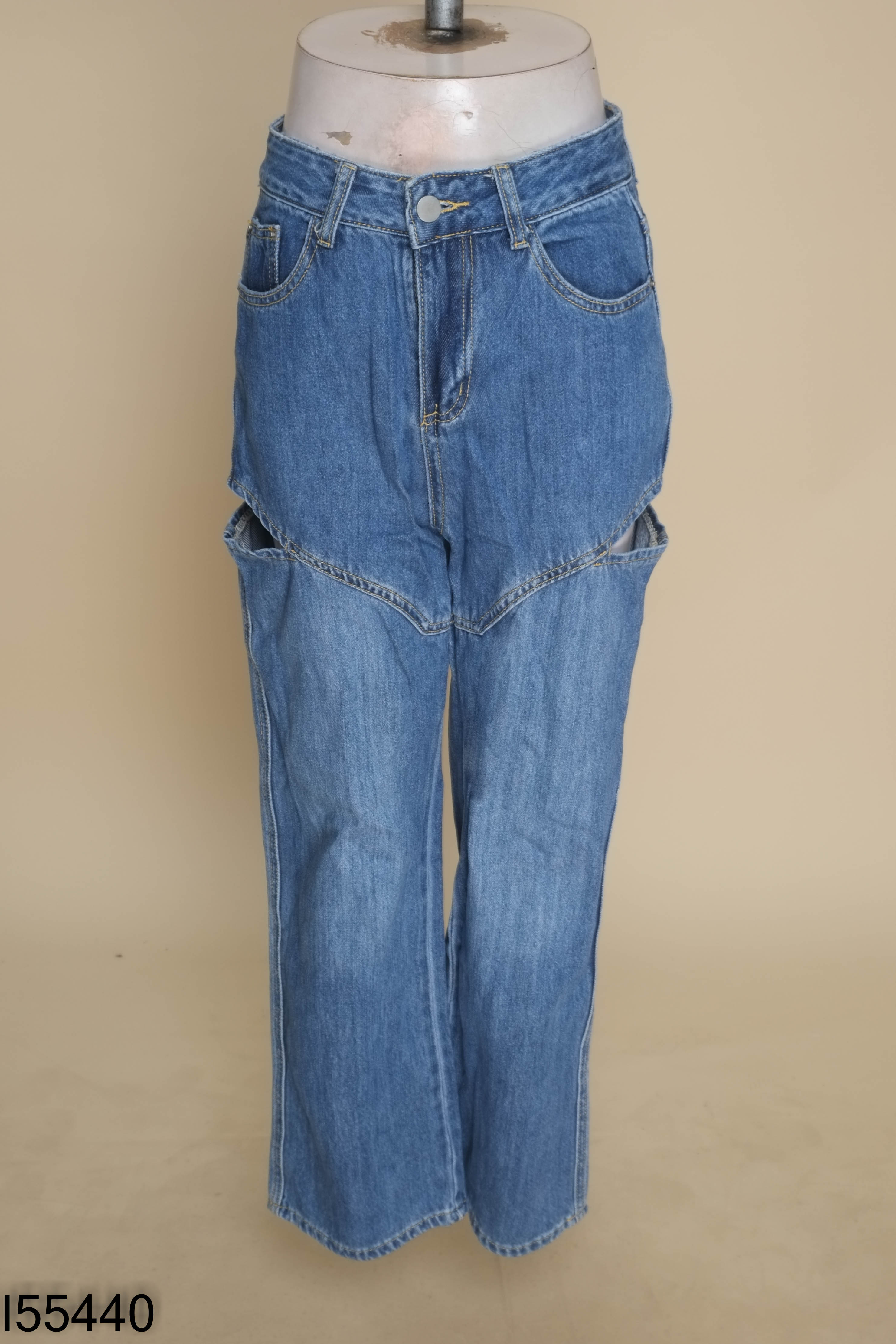 Quần DARIMI JEANS xanh xẻ đùi