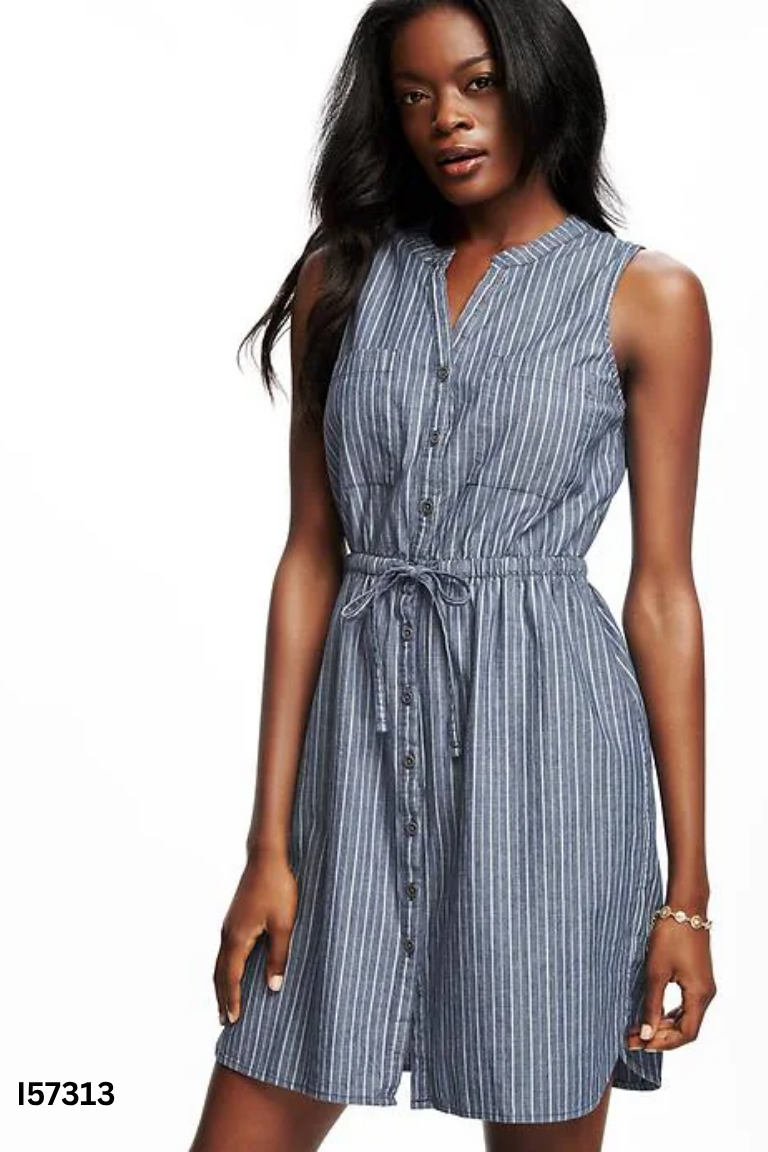 Váy OLD NAVY xanh sọc be