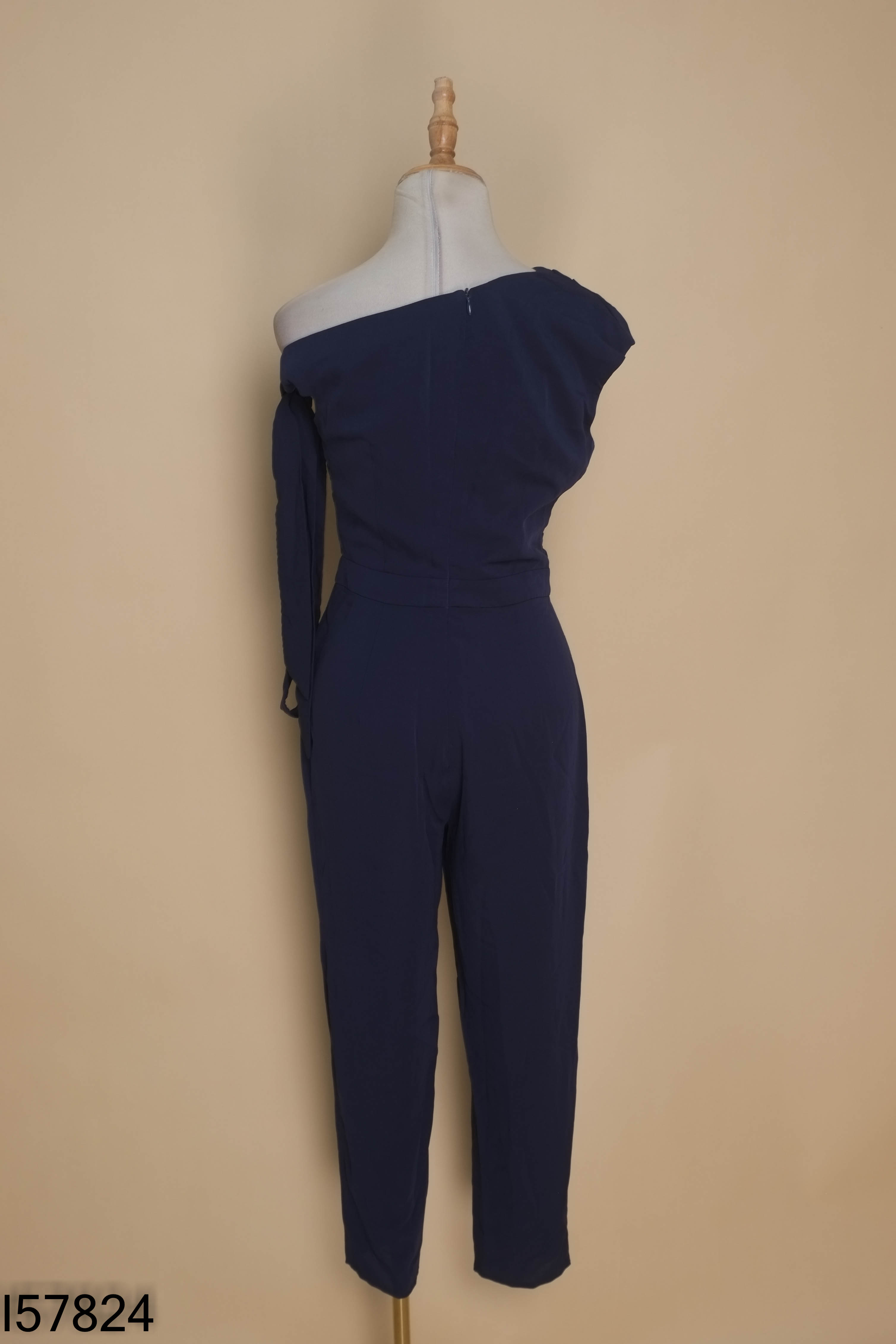 Jumpsuits quần VÂN ANH SCARLET xanh lệch vai