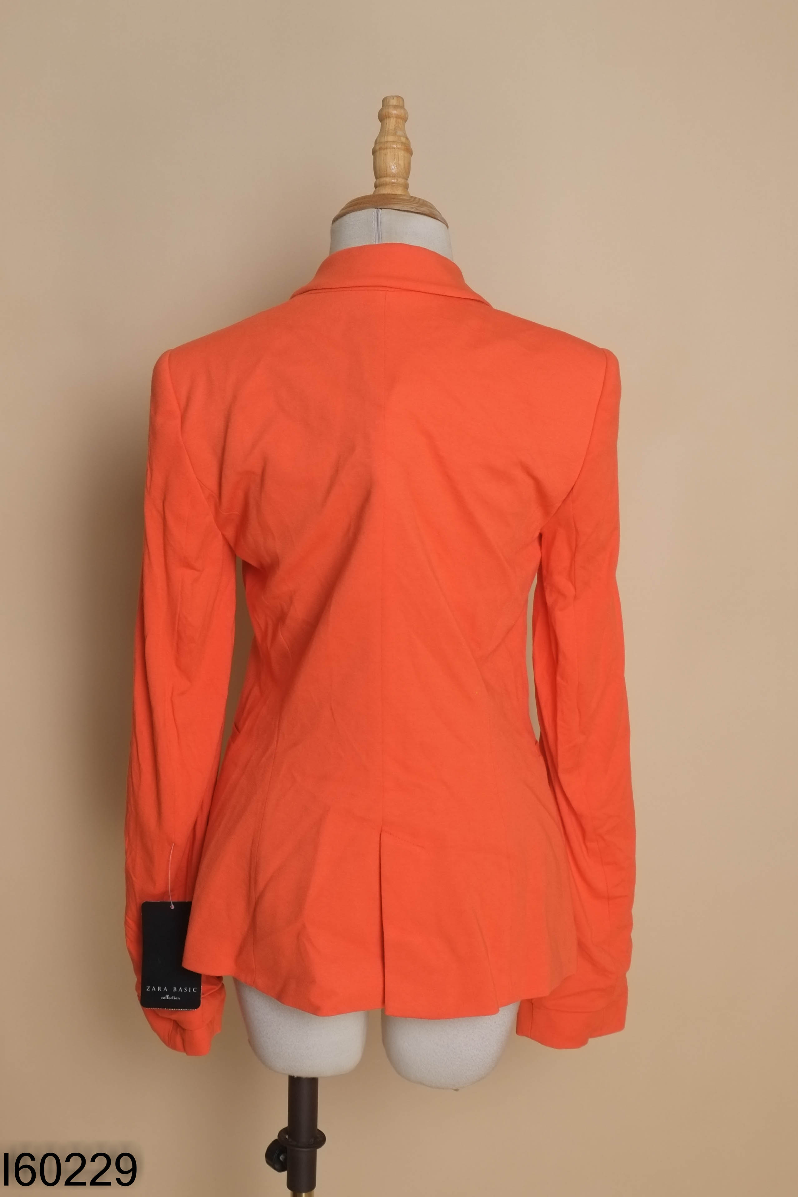 Áo blazer cam ZARA lót kẻ