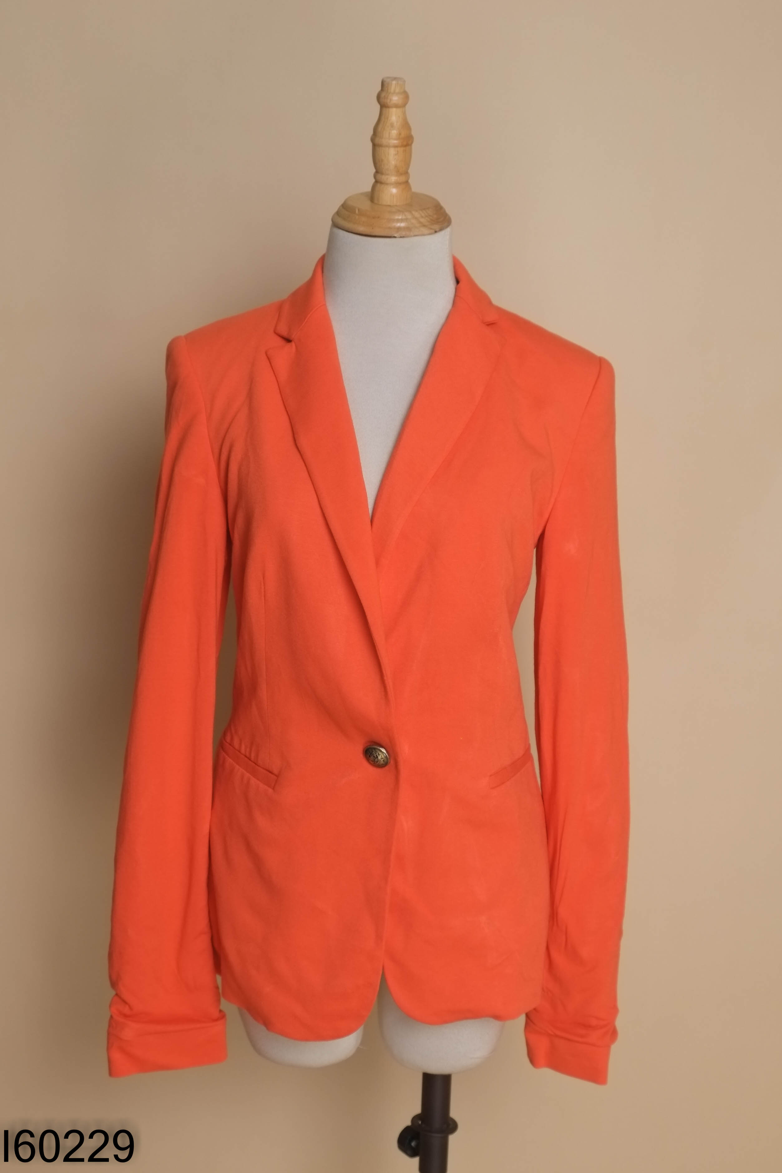 Áo blazer cam ZARA lót kẻ