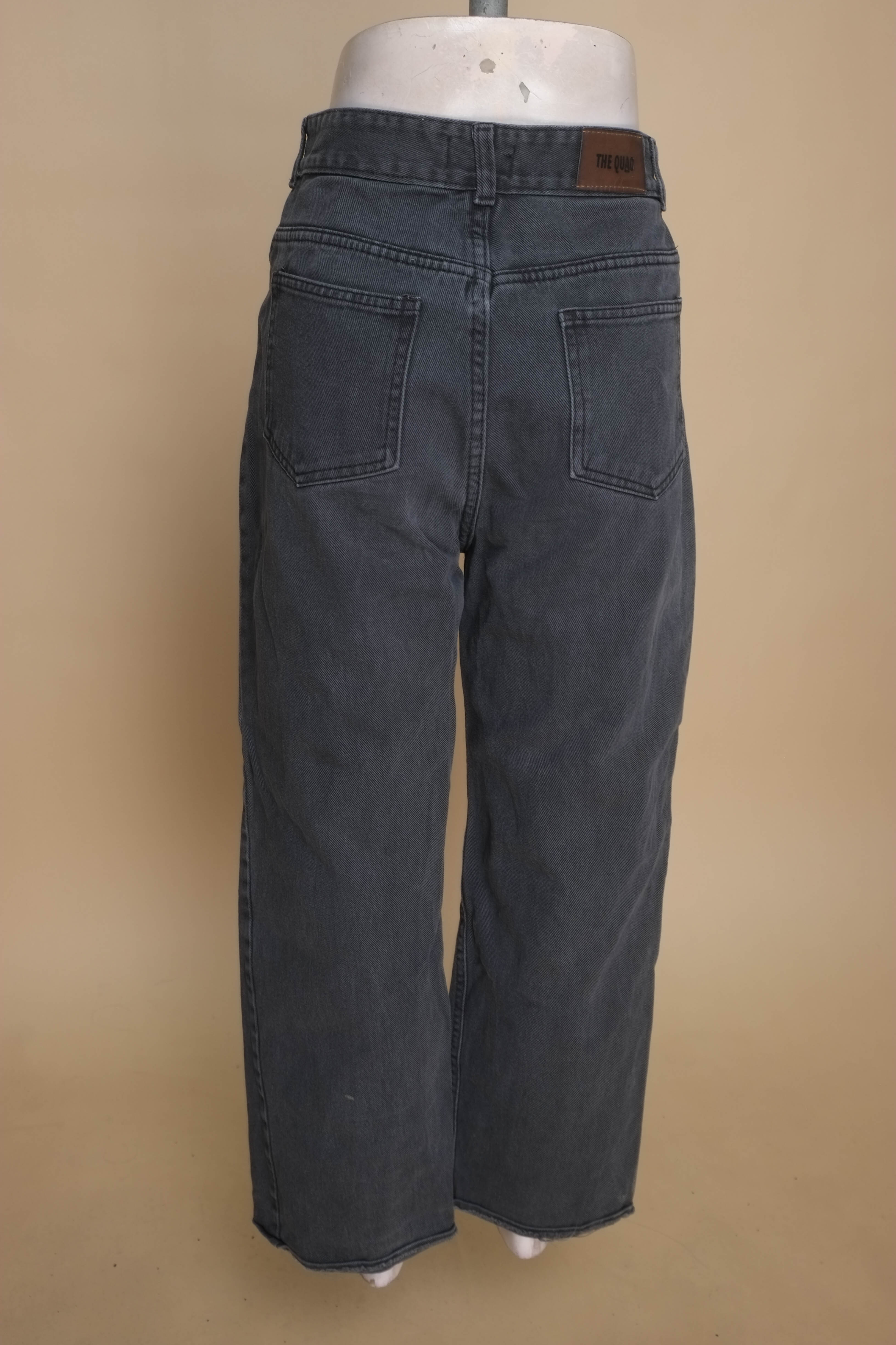Quần THE QUAO jeans xám đen