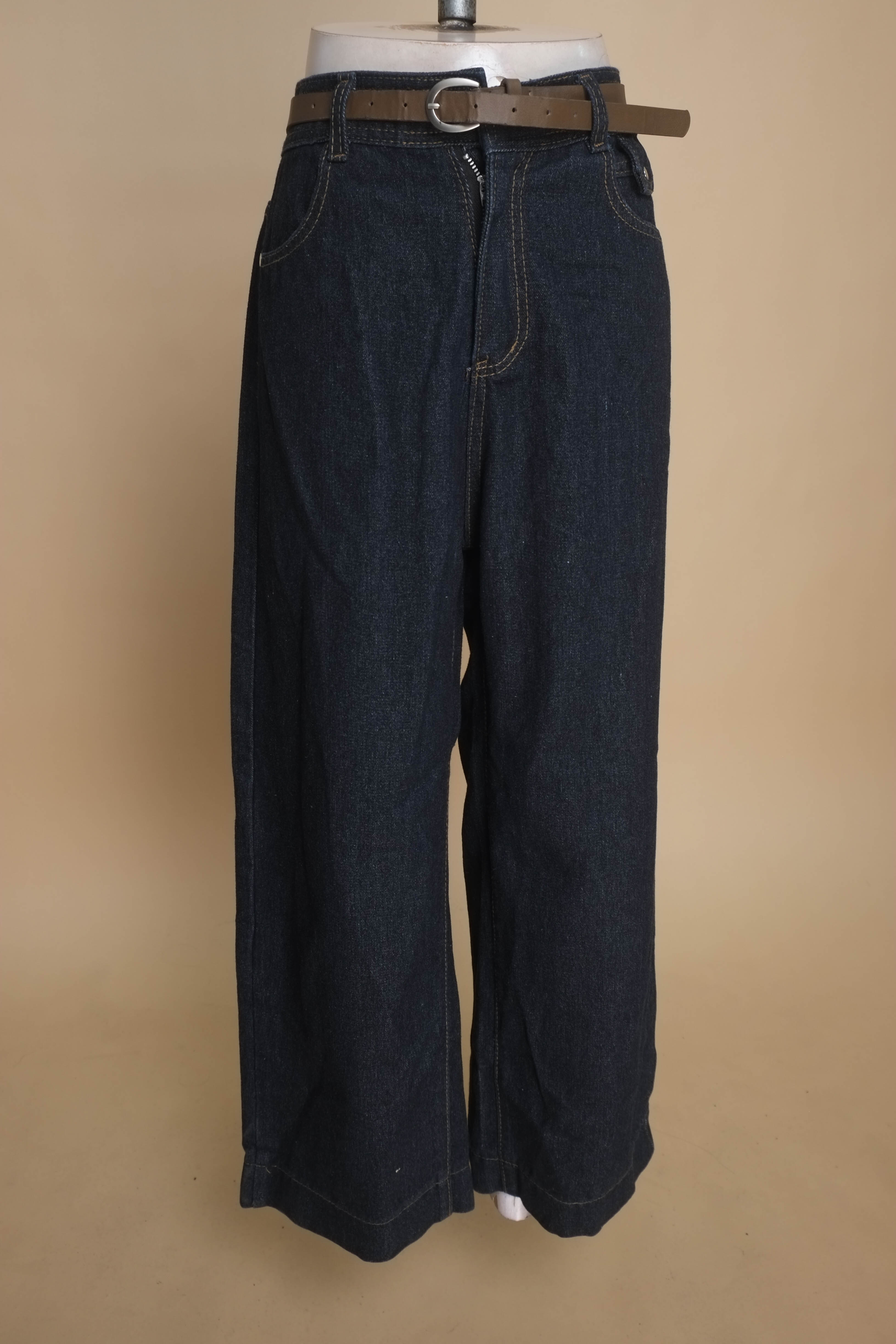 NEW Quần jeans xanh ống suông