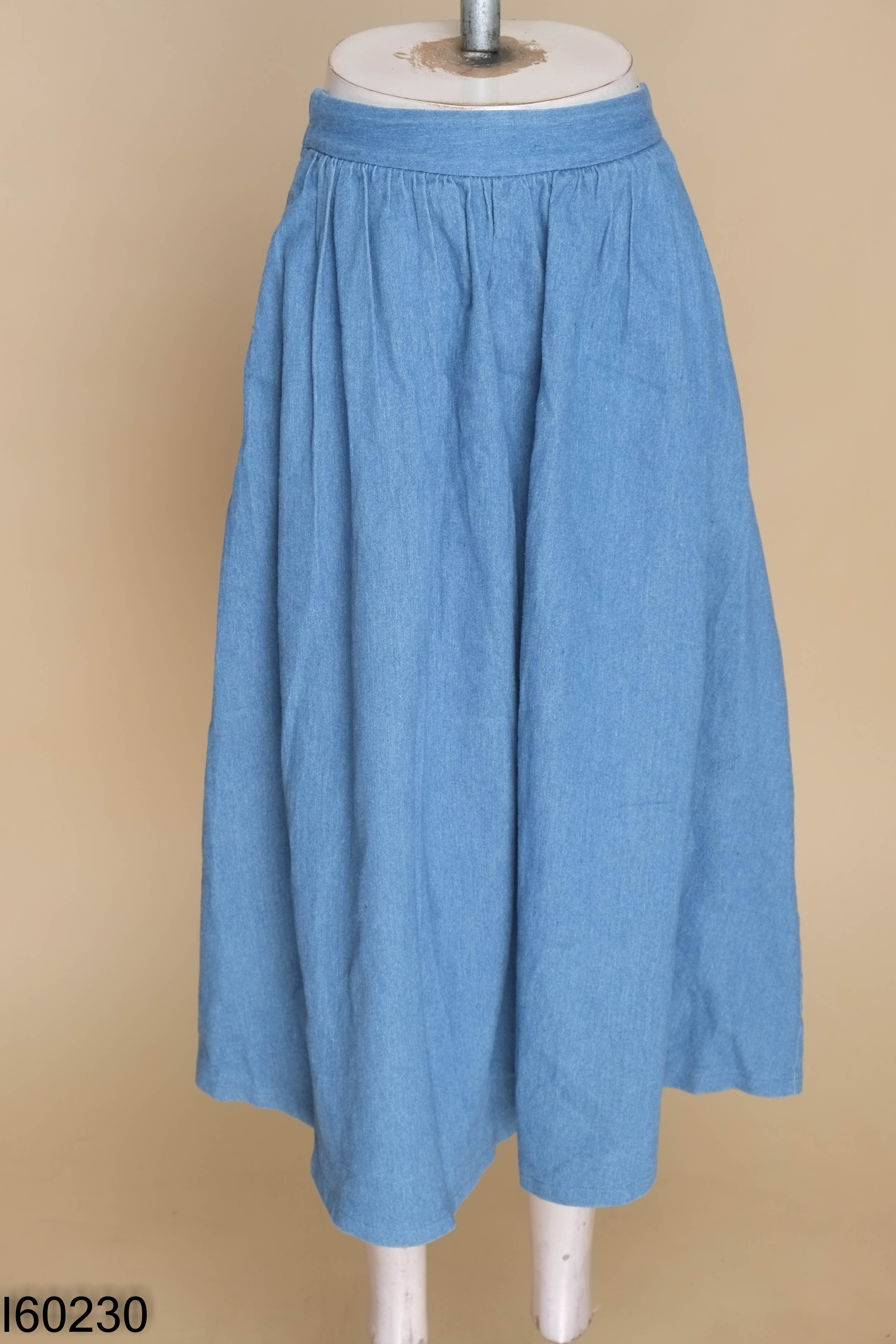 Chân váy jeans xanh