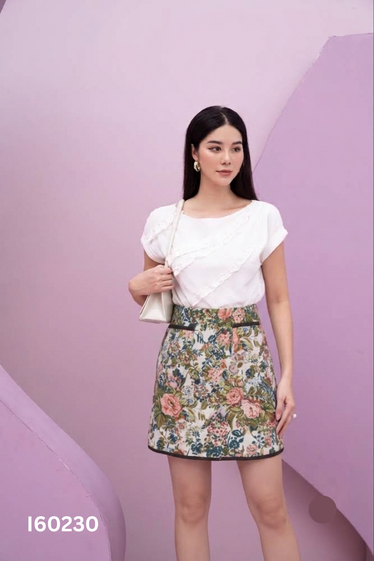 Chân váy MARC be họa tiết