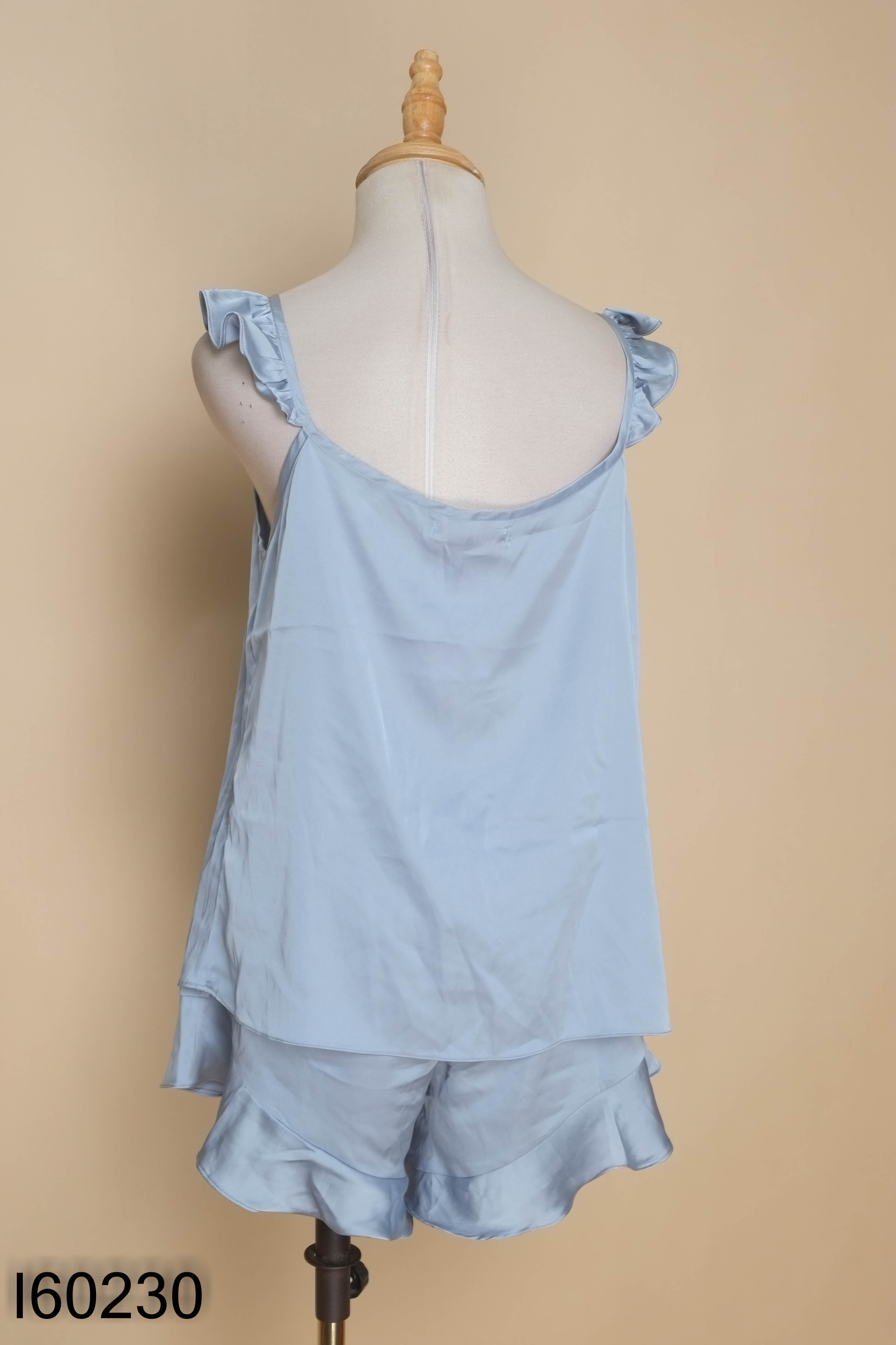 Set đồ ngủ MIA LALA lụa xanh