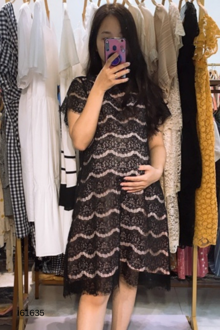 Váy SACHI ren đen