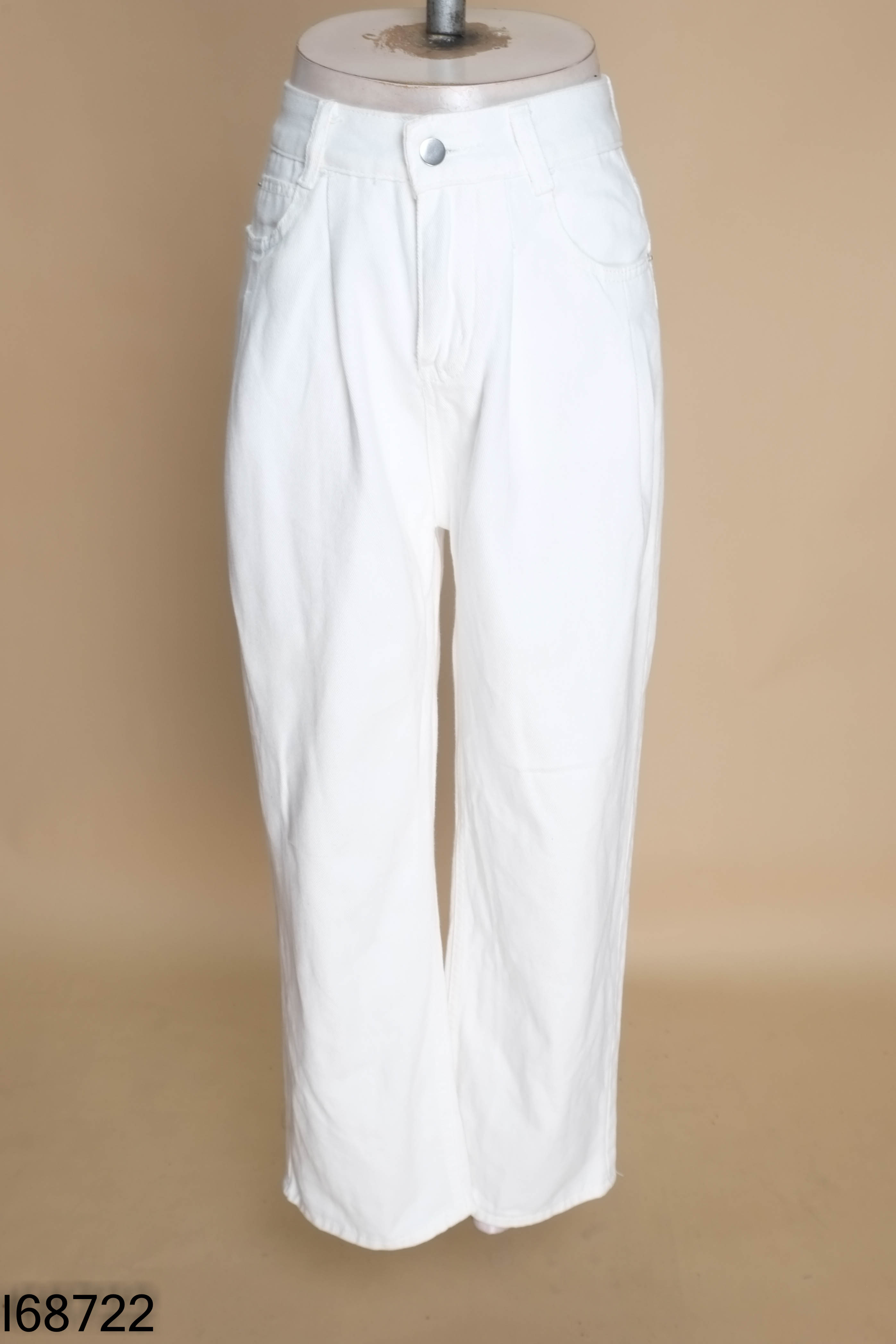 Quần jeans trắng trơn