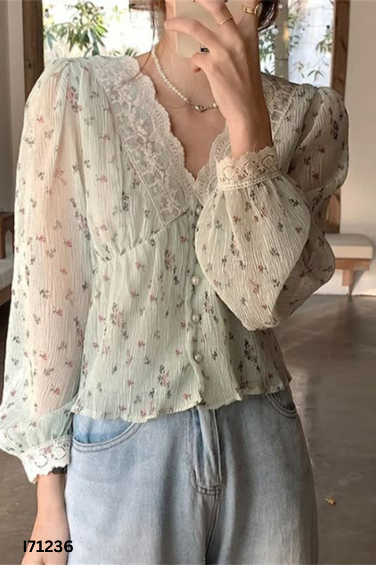 Áo be hoa cúc ngọc
