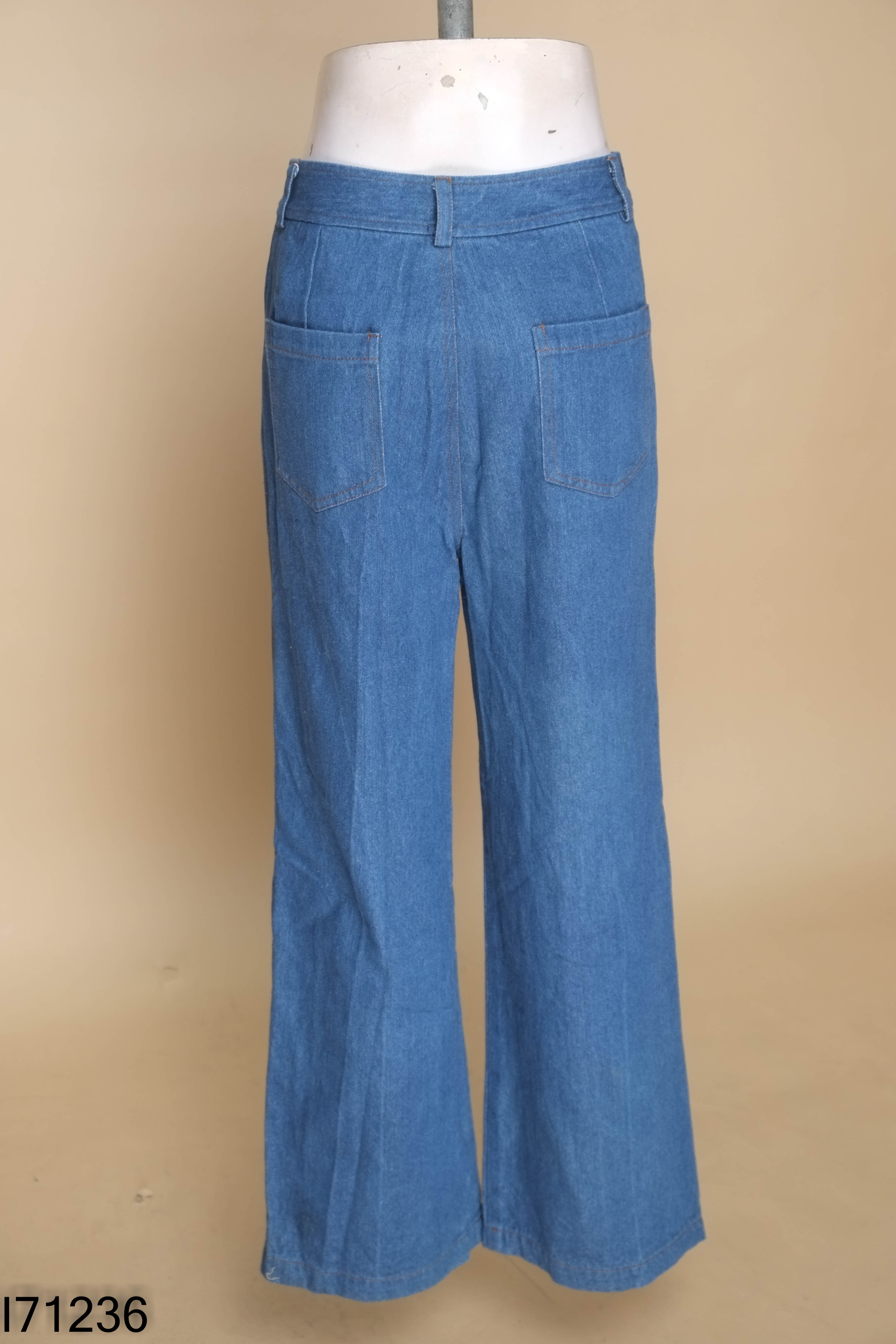 Quần jeans WEPHOBIA xanh trơn