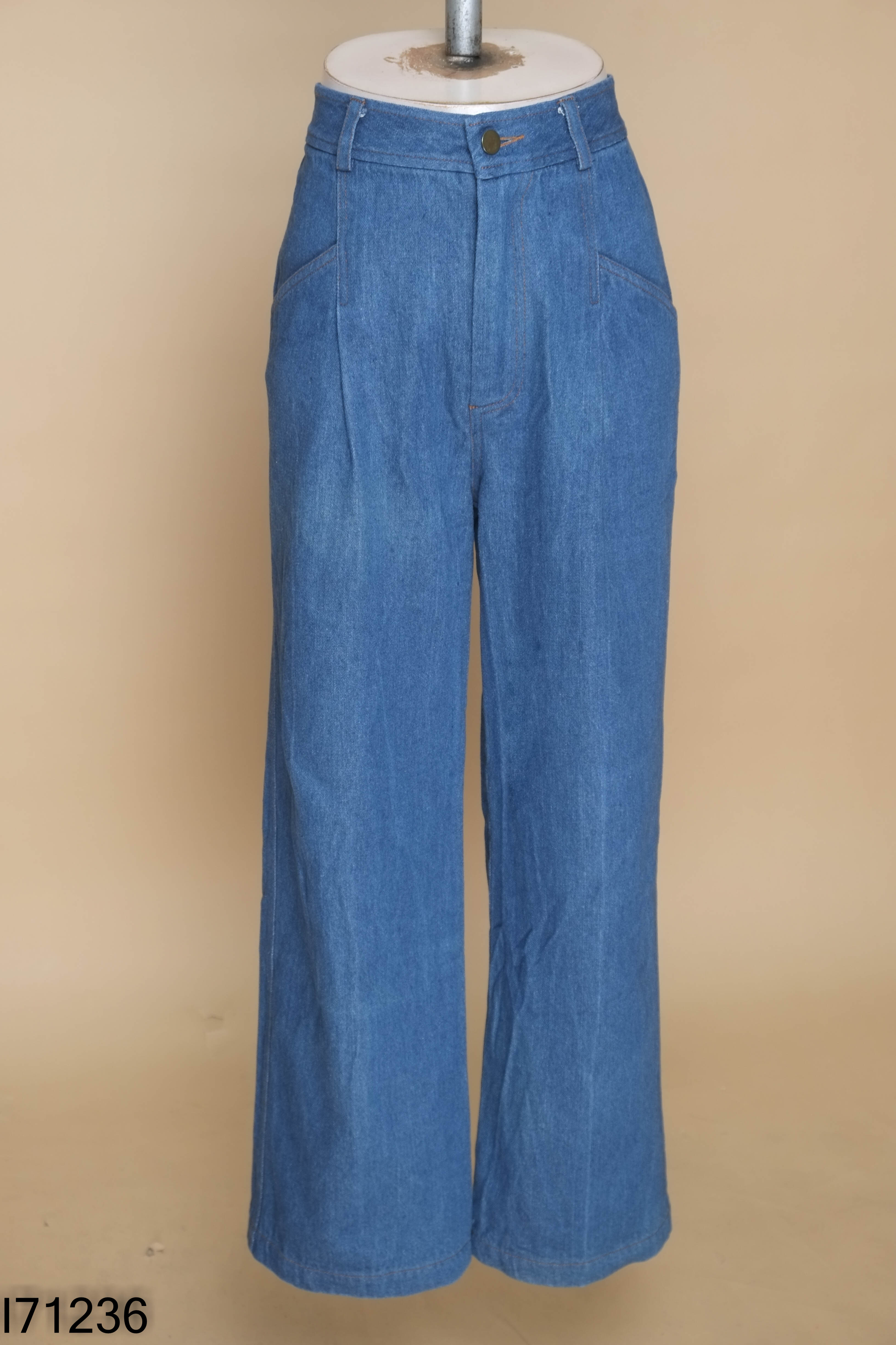 Quần jeans WEPHOBIA xanh trơn