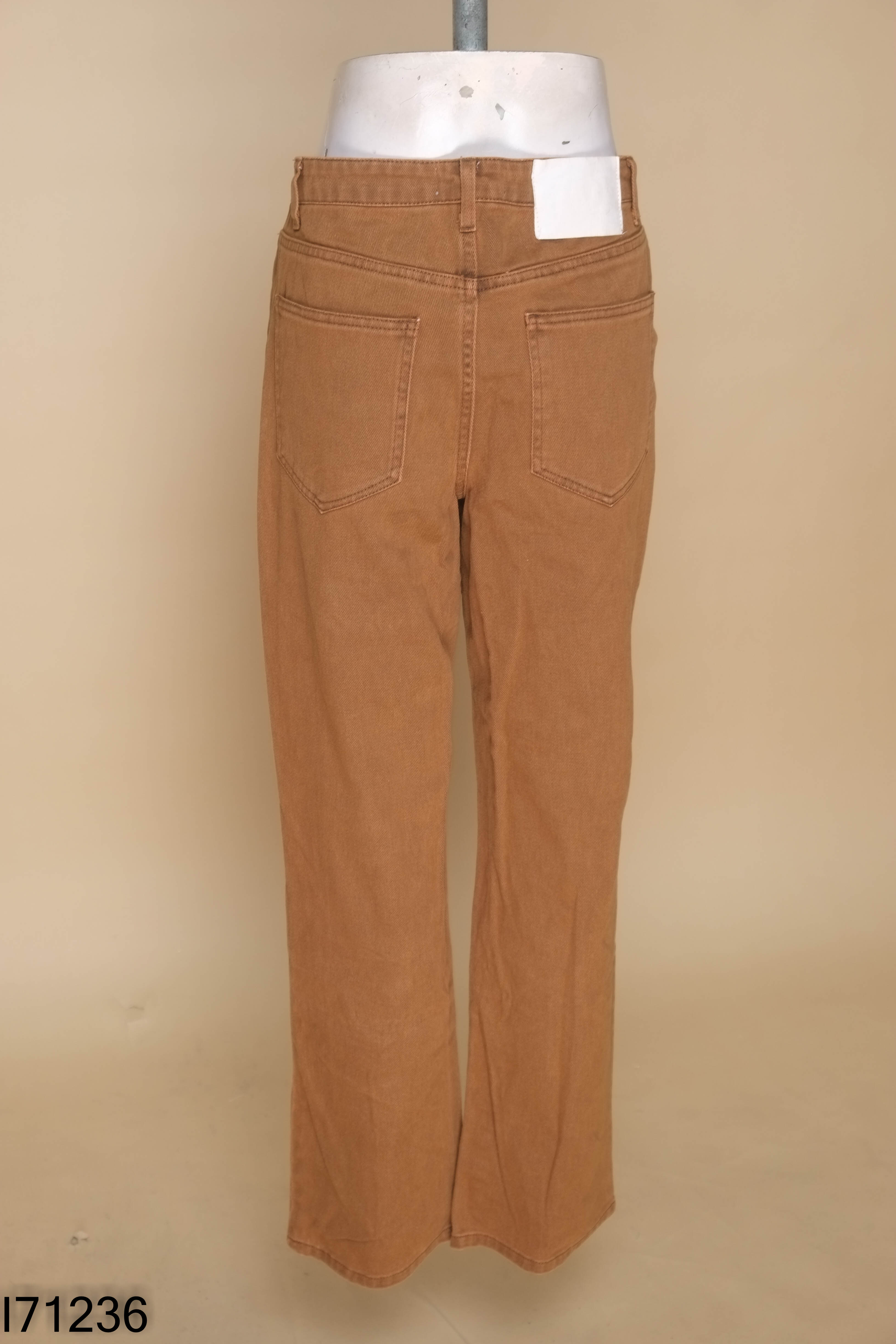 Quần jeans nâu trơn
