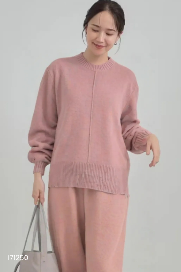 Set Áo len tím + quần