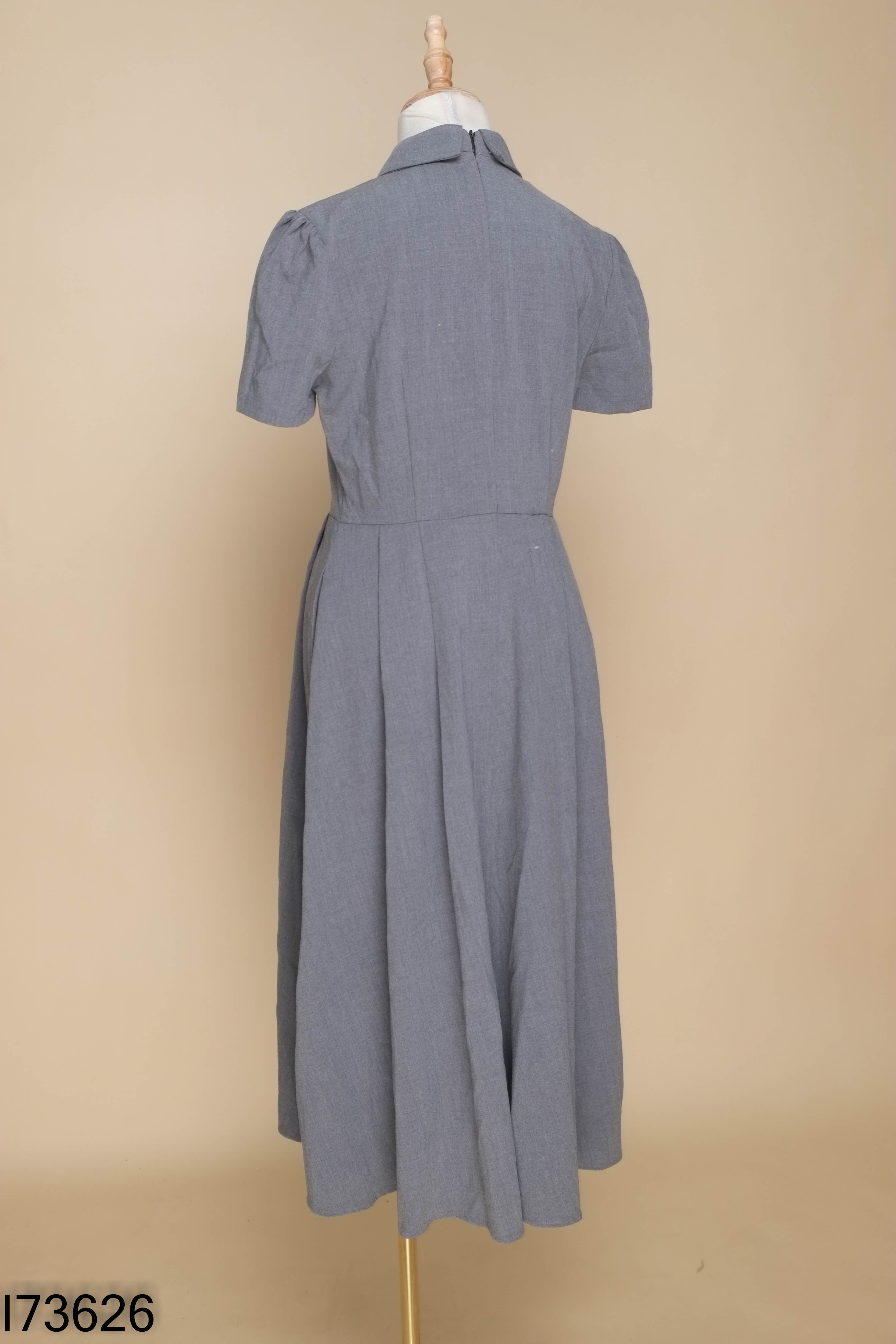 Váy ghi xám TOPSHOP trơn dài