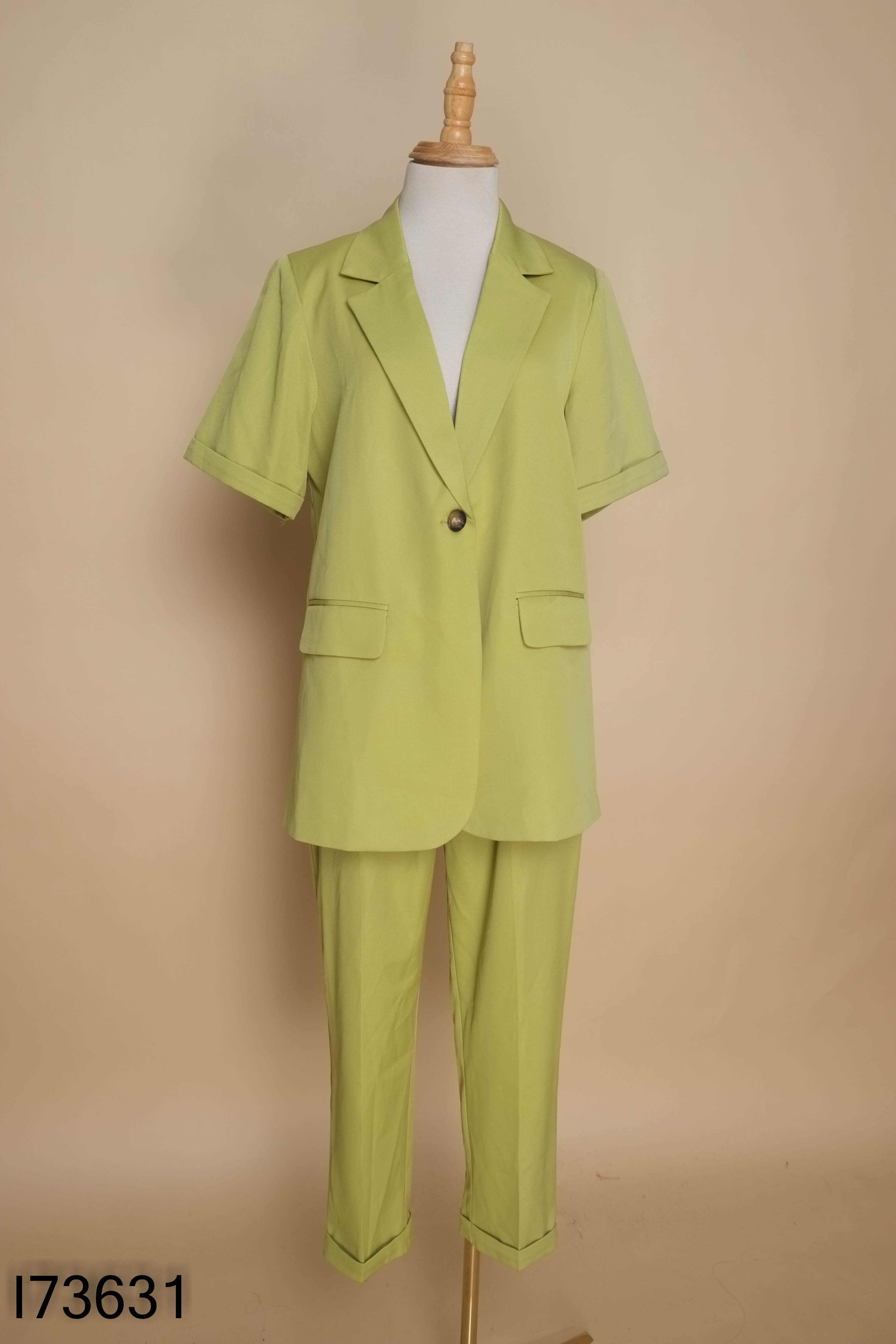 NEWTAG set áo blazer xanh cốm