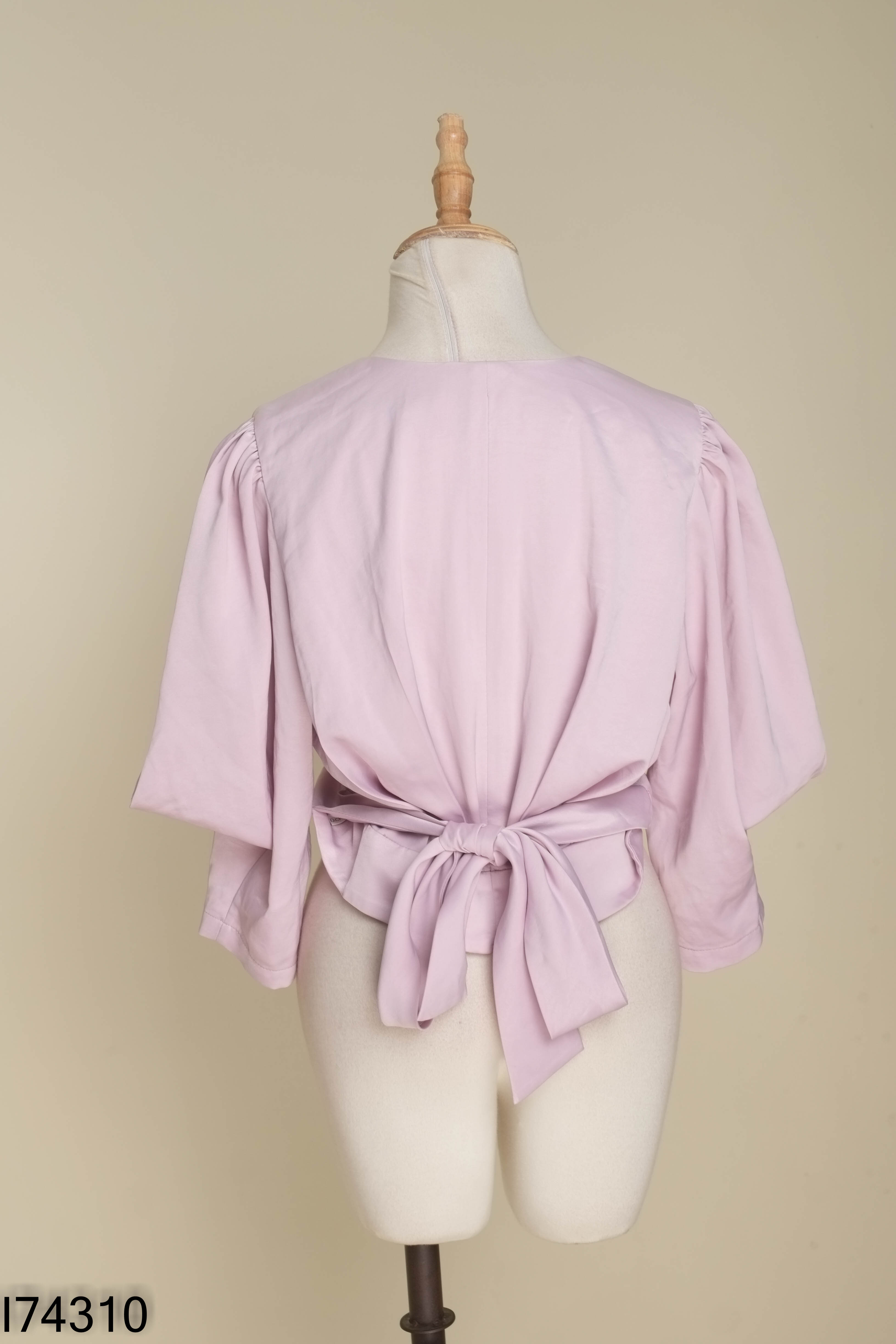Áo D.CHIC hồng tay phồng