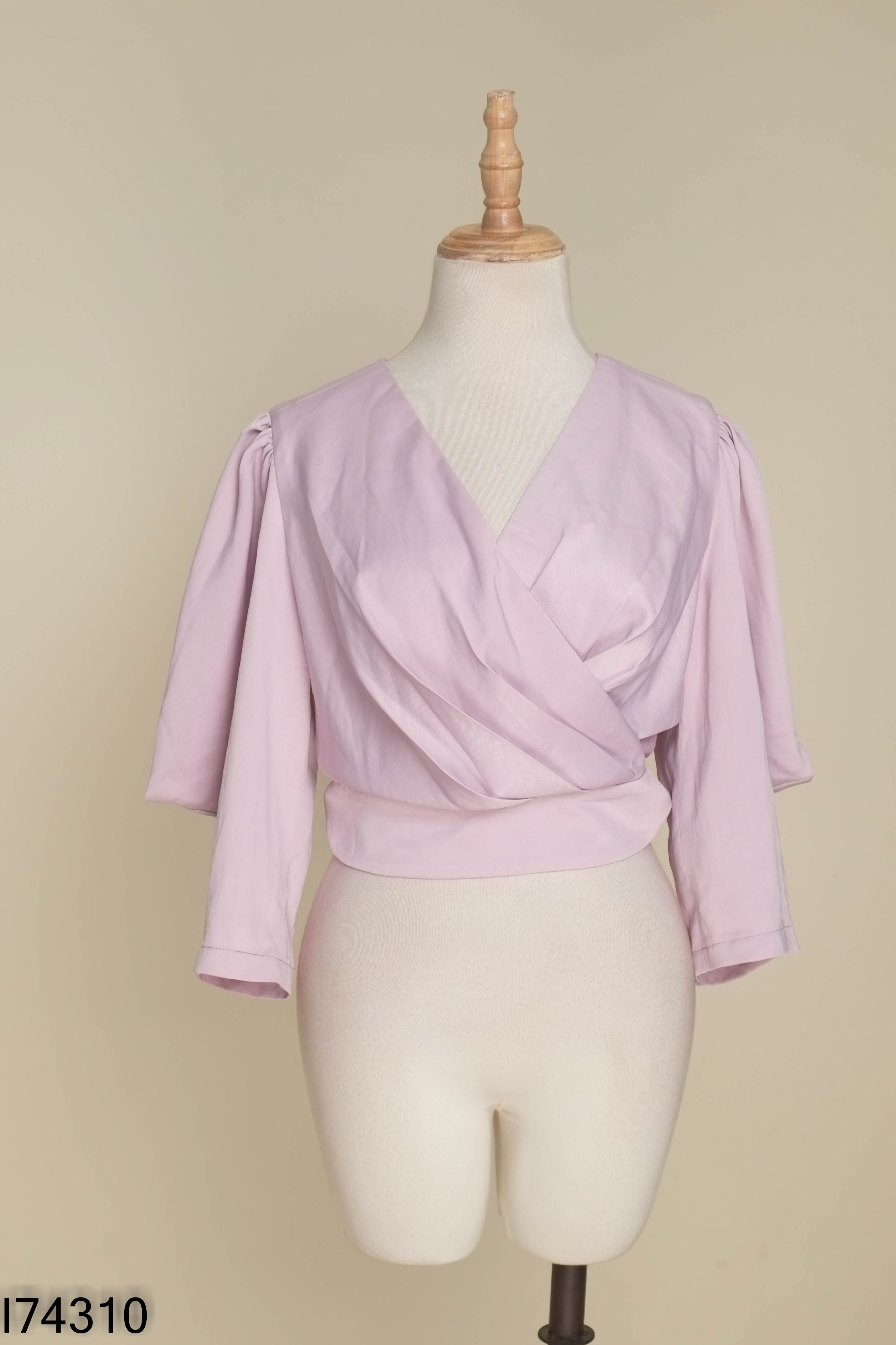 Áo D.CHIC hồng tay phồng