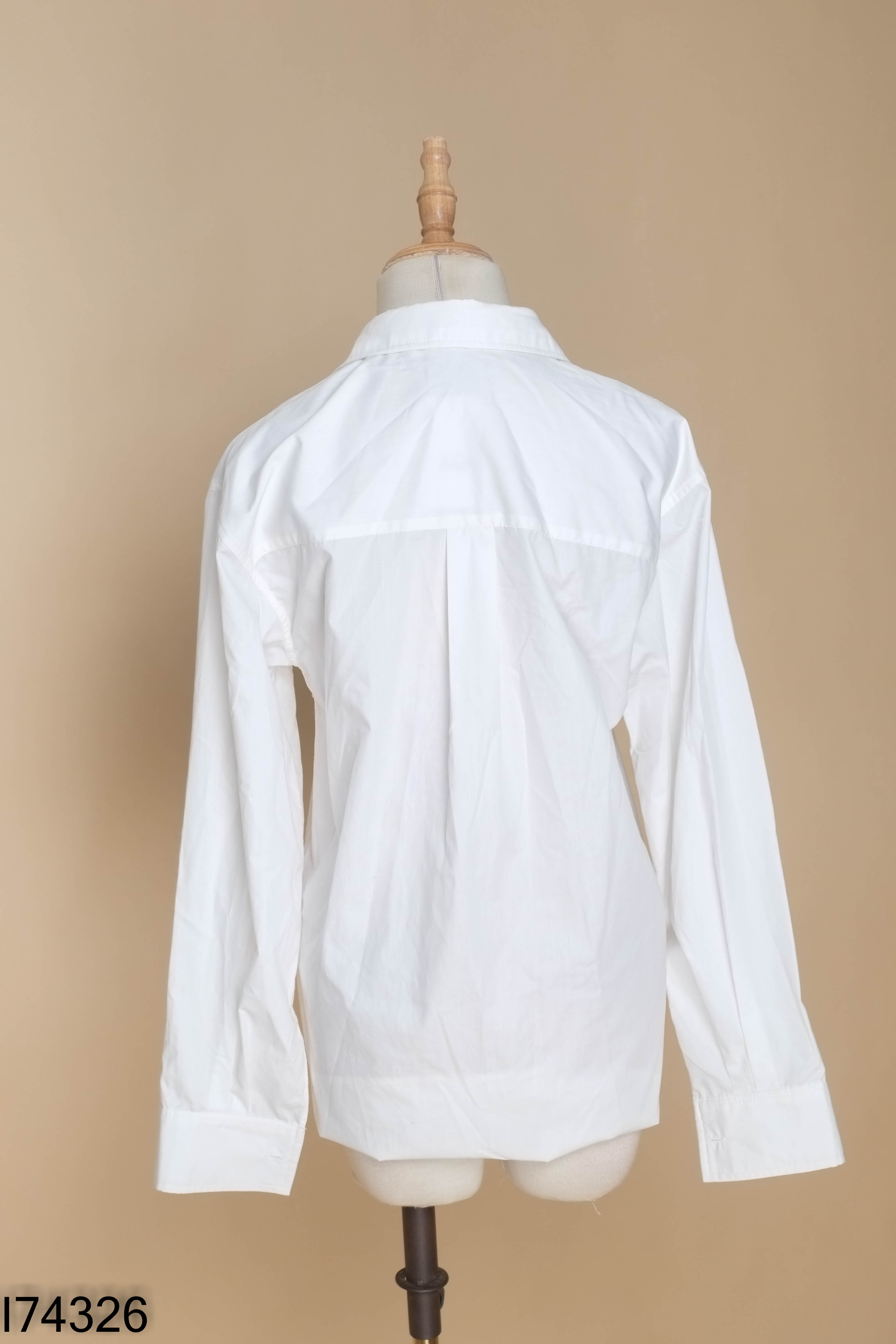 Áo sơ mi TIT ELEGANT trắng thêu cherry